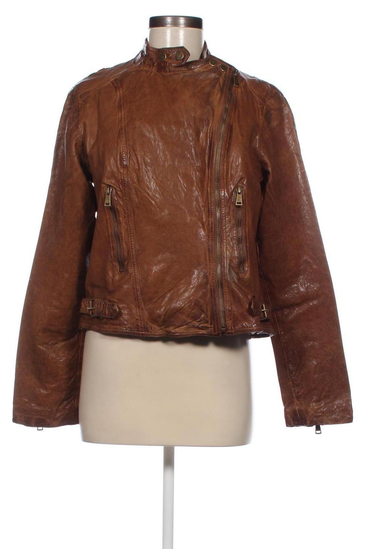 Damen Lederjacke Ralph Lauren, Größe L, Farbe Braun, Preis 530,72 €