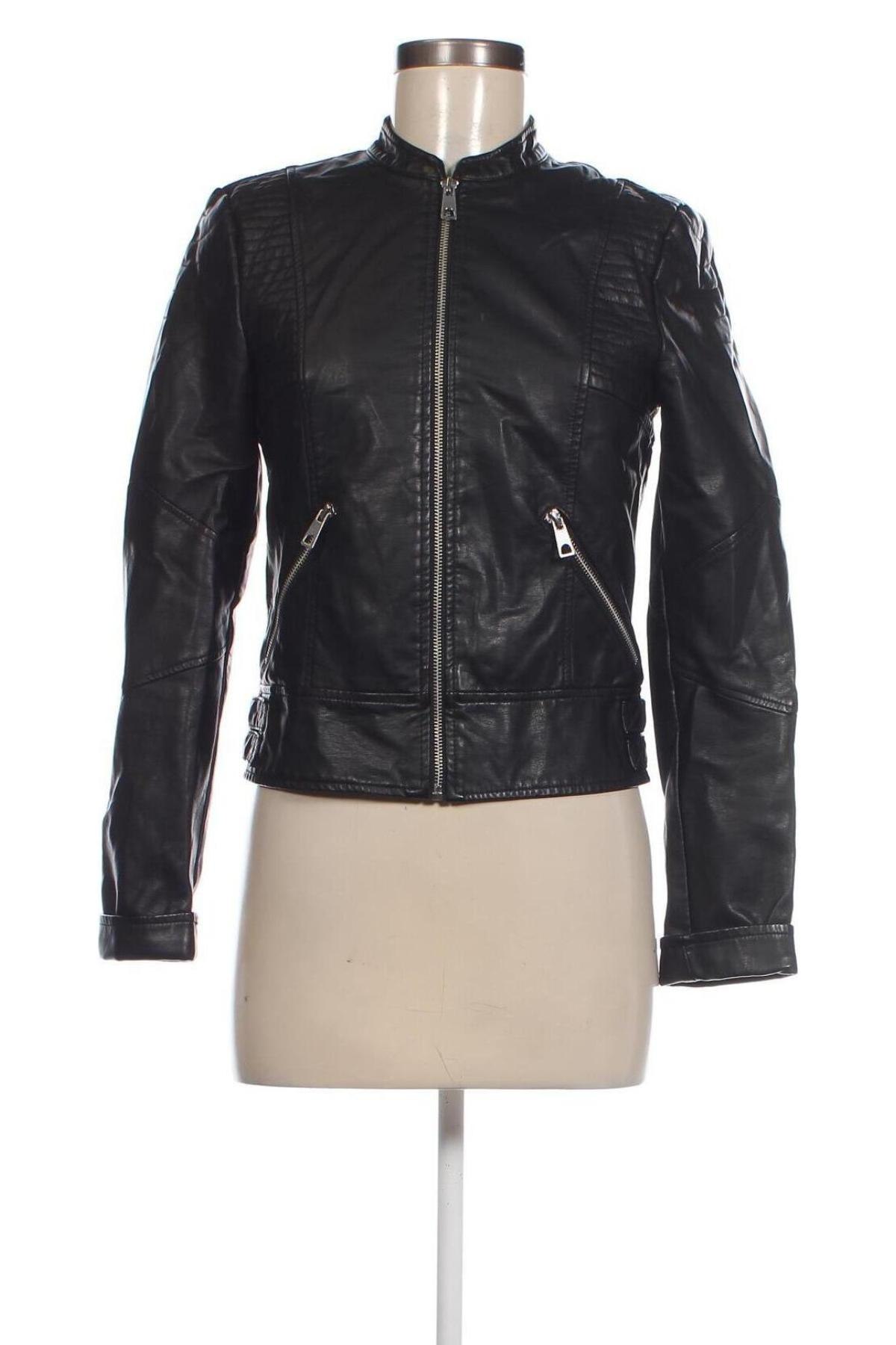 Dámska kožená bunda  Vero Moda, Veľkosť S, Farba Čierna, Cena  18,14 €