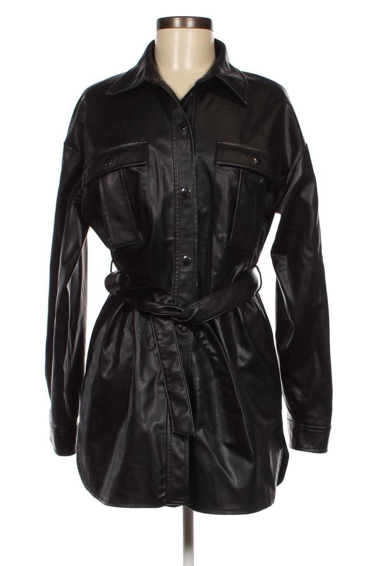 Dámska kožená bunda  Zara, Veľkosť S, Farba Čierna, Cena  18,60 €