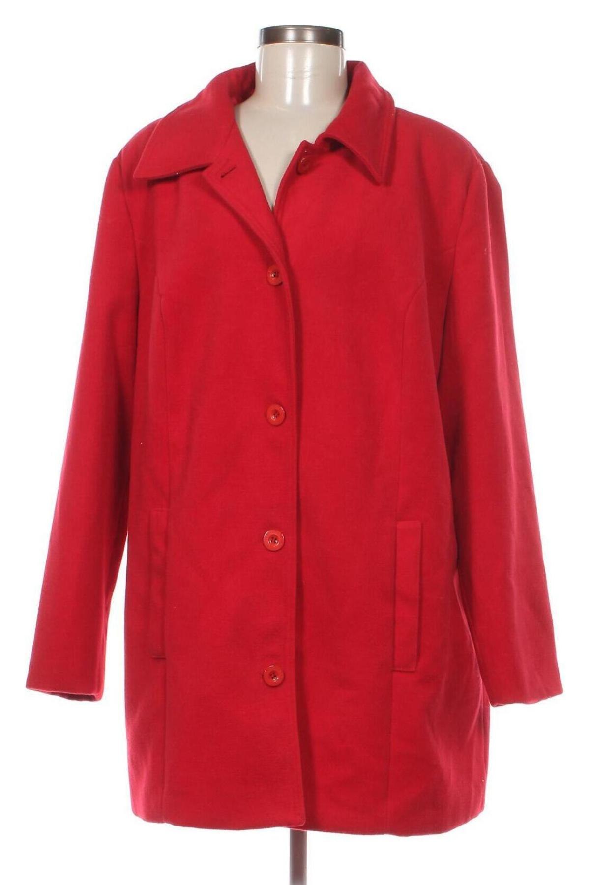 Γυναικείο παλτό, Μέγεθος XXL, Χρώμα Κόκκινο, Τιμή 33,10 €
