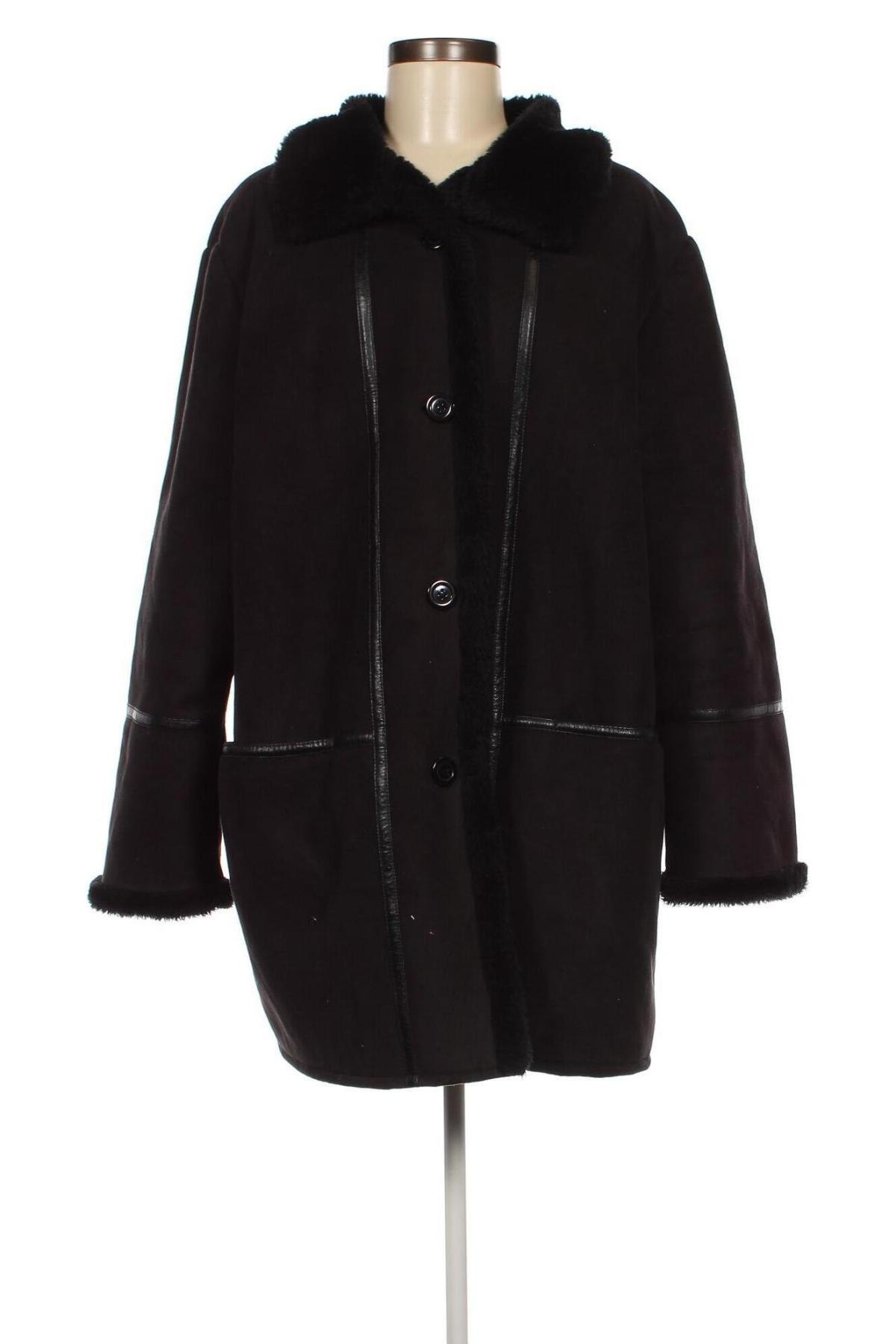 Дамско палто, Размер XL, Цвят Черен, Цена 56,71 лв.