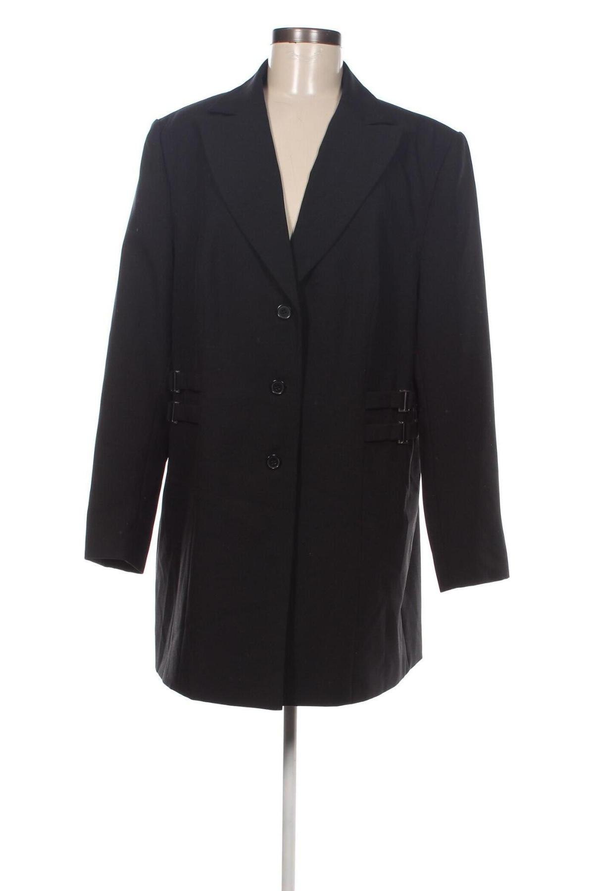 Дамско палто, Размер XXL, Цвят Черен, Цена 35,84 лв.