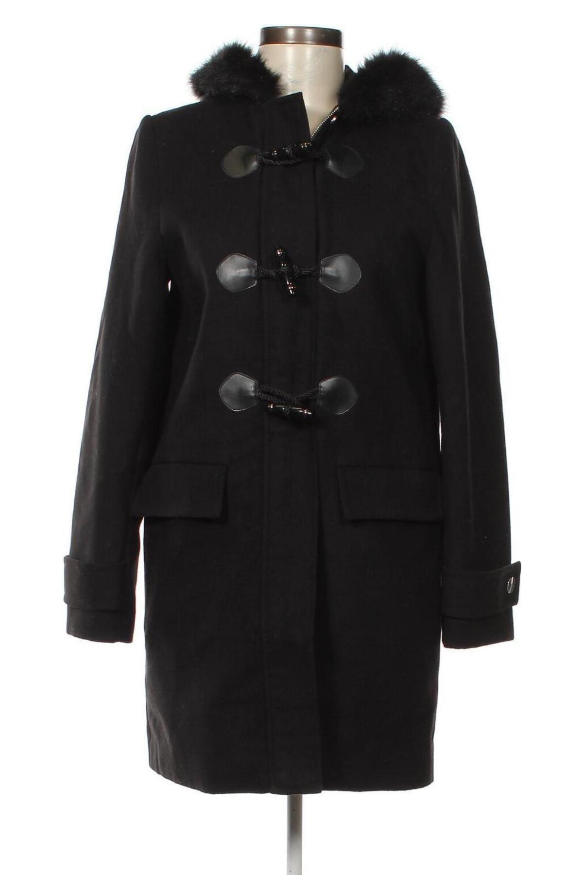Дамско палто ASOS, Размер XS, Цвят Черен, Цена 36,12 лв.