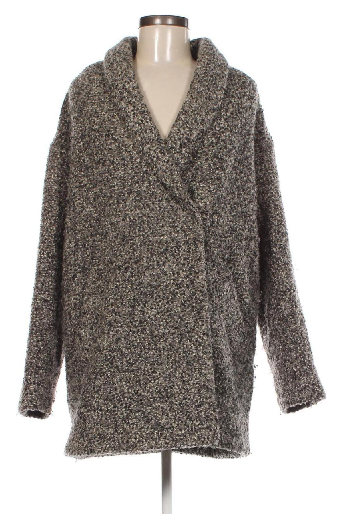 Γυναικείο παλτό Abercrombie & Fitch, Μέγεθος L, Χρώμα Γκρί, Τιμή 29,20 €