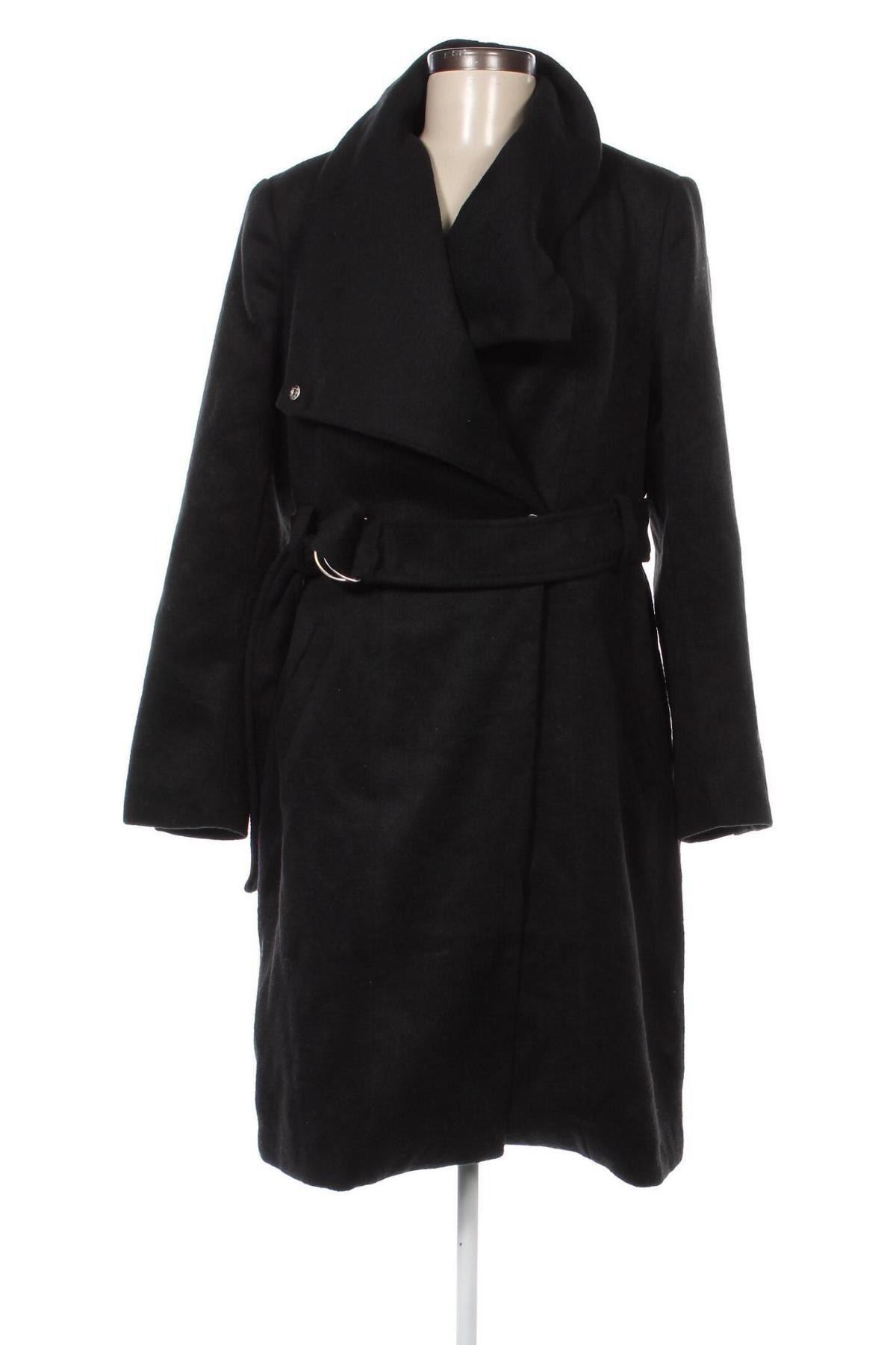 Дамско палто About You, Размер M, Цвят Черен, Цена 53,20 лв.