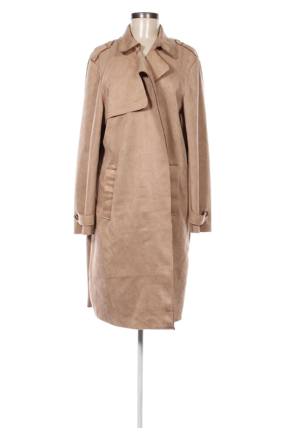 Γυναικείο παλτό C&A, Μέγεθος XXL, Χρώμα  Μπέζ, Τιμή 35,68 €