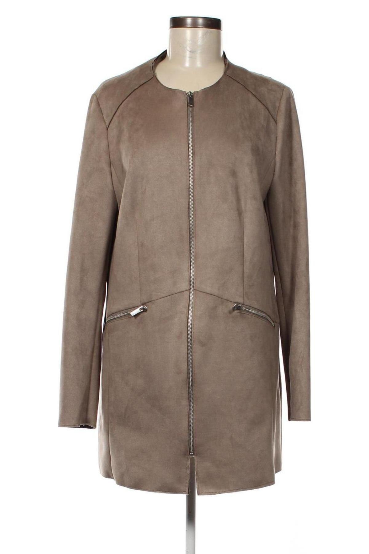 Дамско палто C&A, Размер M, Цвят Бежов, Цена 64,00 лв.