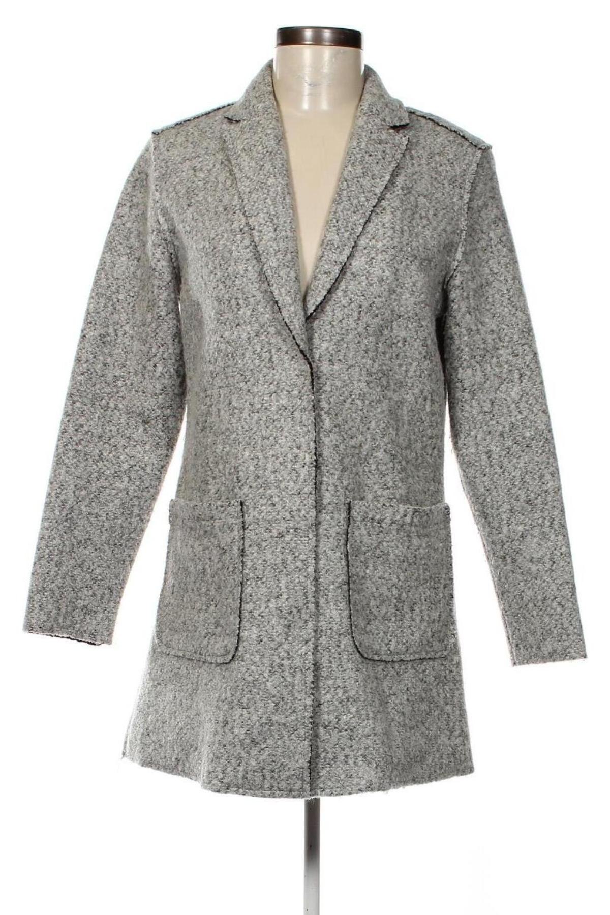 Дамско палто Charles Vogele, Размер M, Цвят Сив, Цена 17,12 лв.