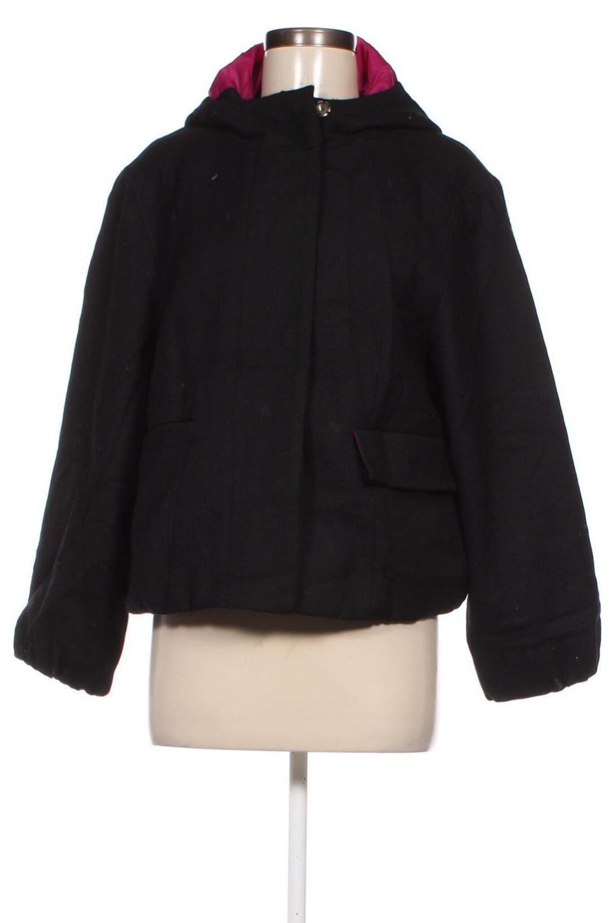 Palton de femei Cortefiel, Mărime L, Culoare Negru, Preț 85,43 Lei