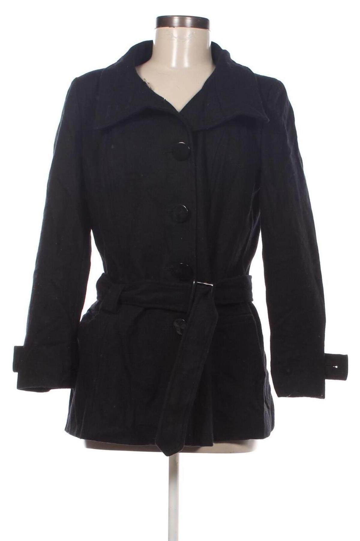Дамско палто Dorothy Perkins, Размер M, Цвят Черен, Цена 30,00 лв.