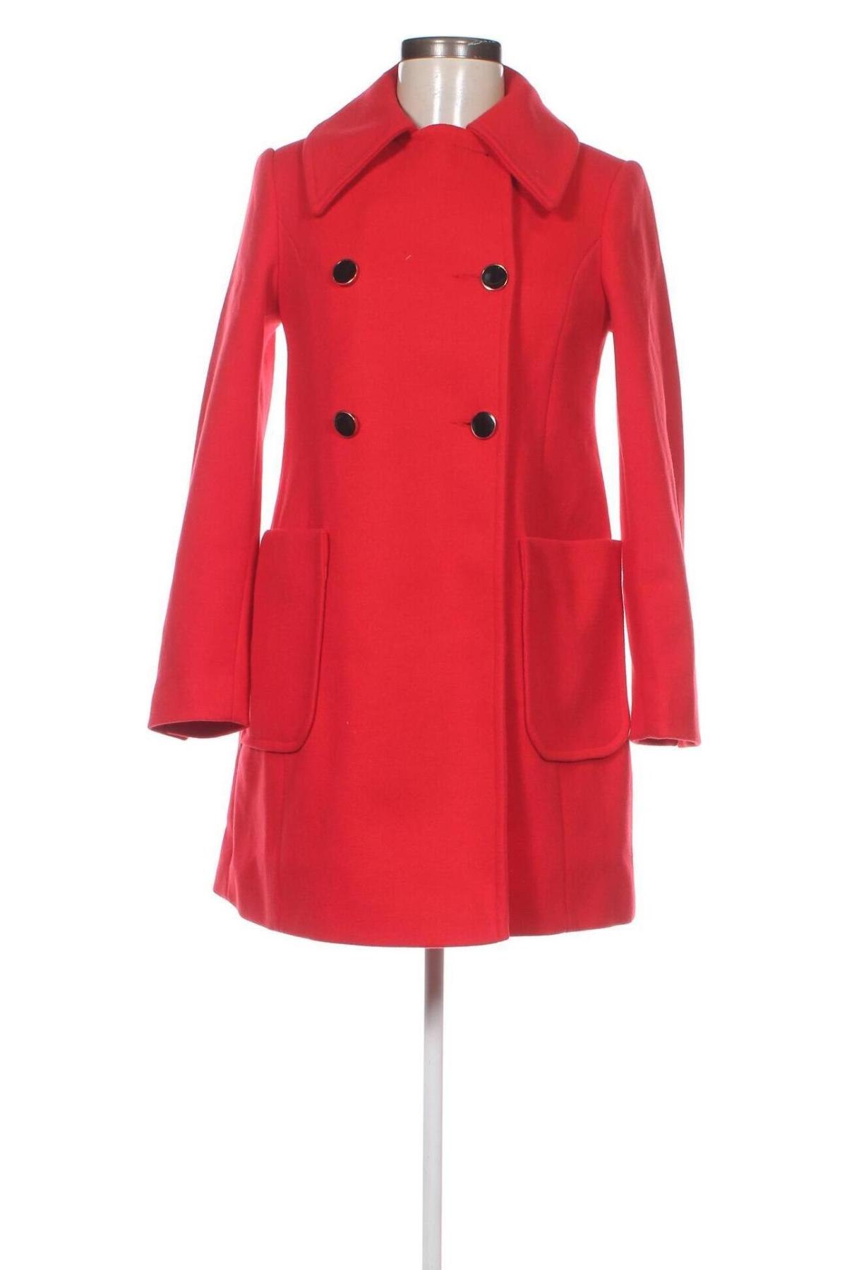 Дамско палто Dorothy Perkins, Размер XXS, Цвят Червен, Цена 68,80 лв.
