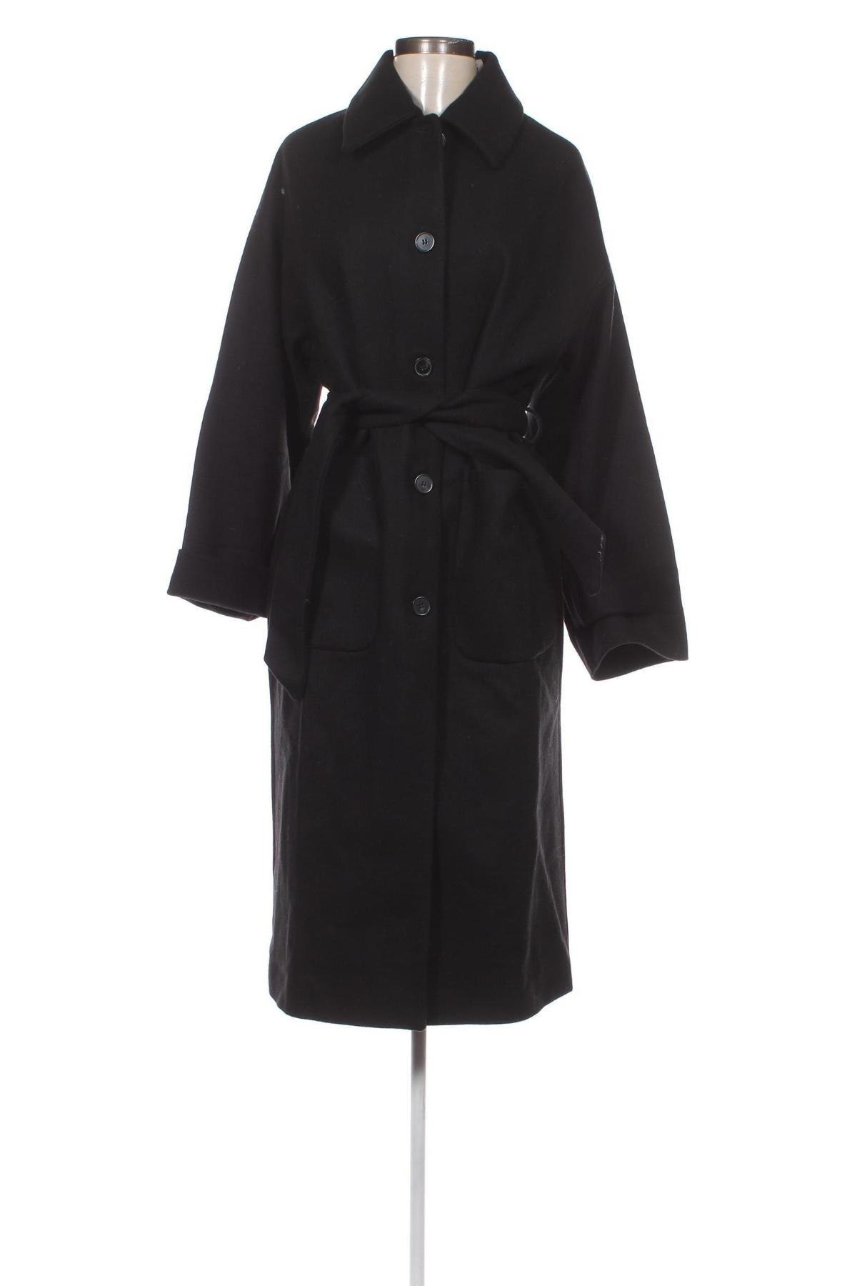 Γυναικείο παλτό Edited, Μέγεθος S, Χρώμα Μαύρο, Τιμή 70,76 €