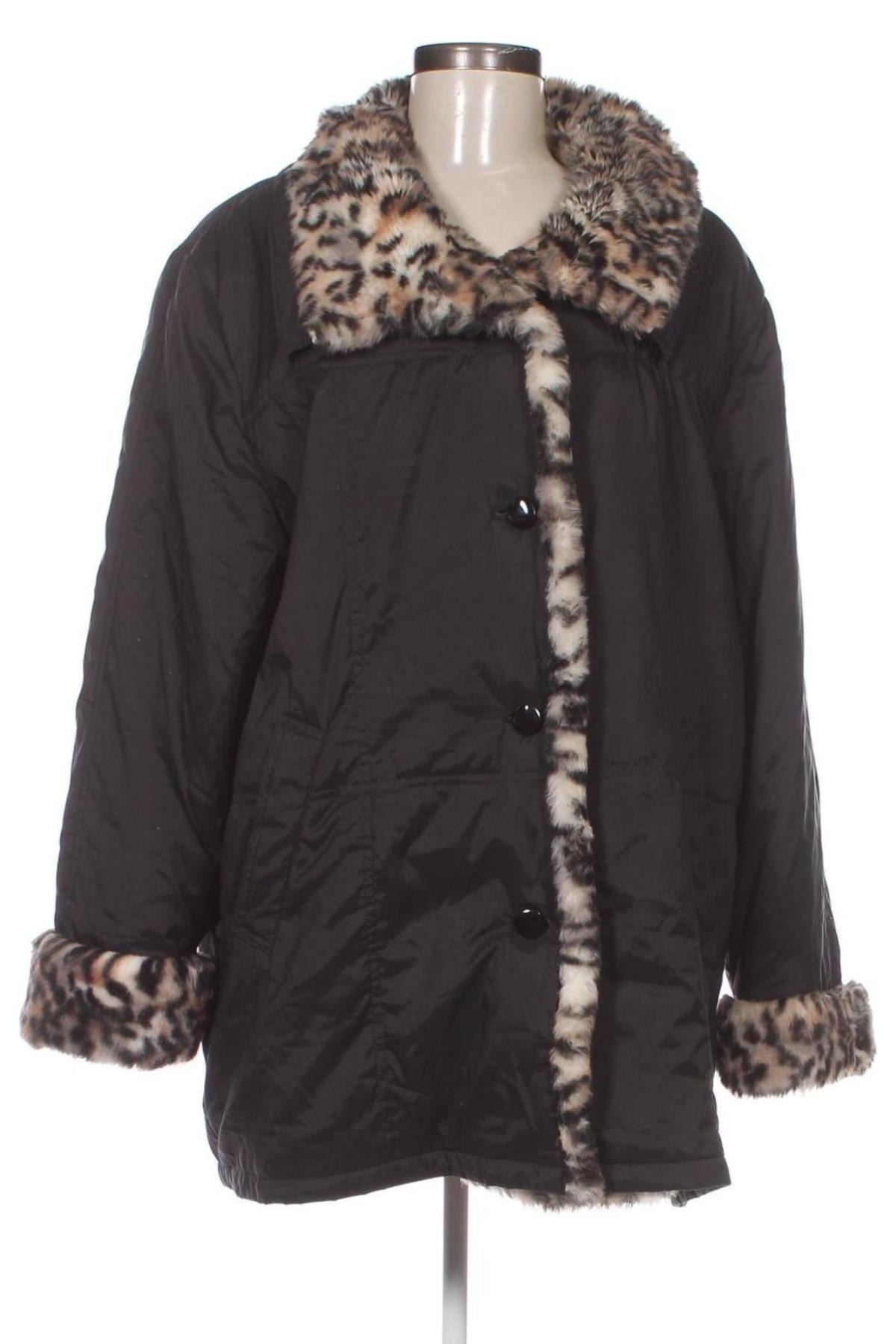 Дамско палто Fabiani, Размер XL, Цвят Черен, Цена 63,13 лв.