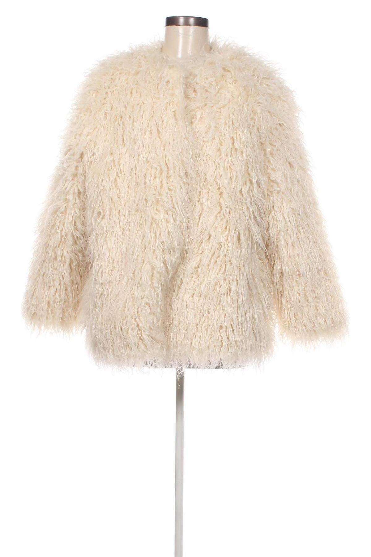 Dámský kabát  H&M, Velikost L, Barva Krémová, Cena  955,00 Kč