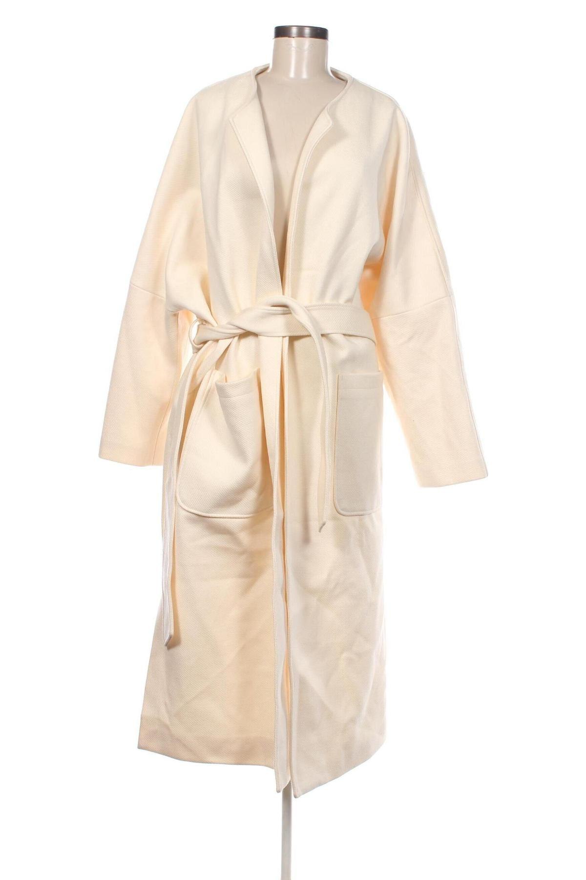 Γυναικείο παλτό H&M, Μέγεθος XXL, Χρώμα Εκρού, Τιμή 33,10 €
