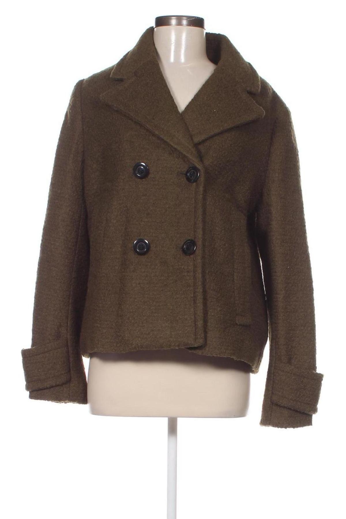 Palton de femei H&M, Mărime M, Culoare Verde, Preț 254,61 Lei