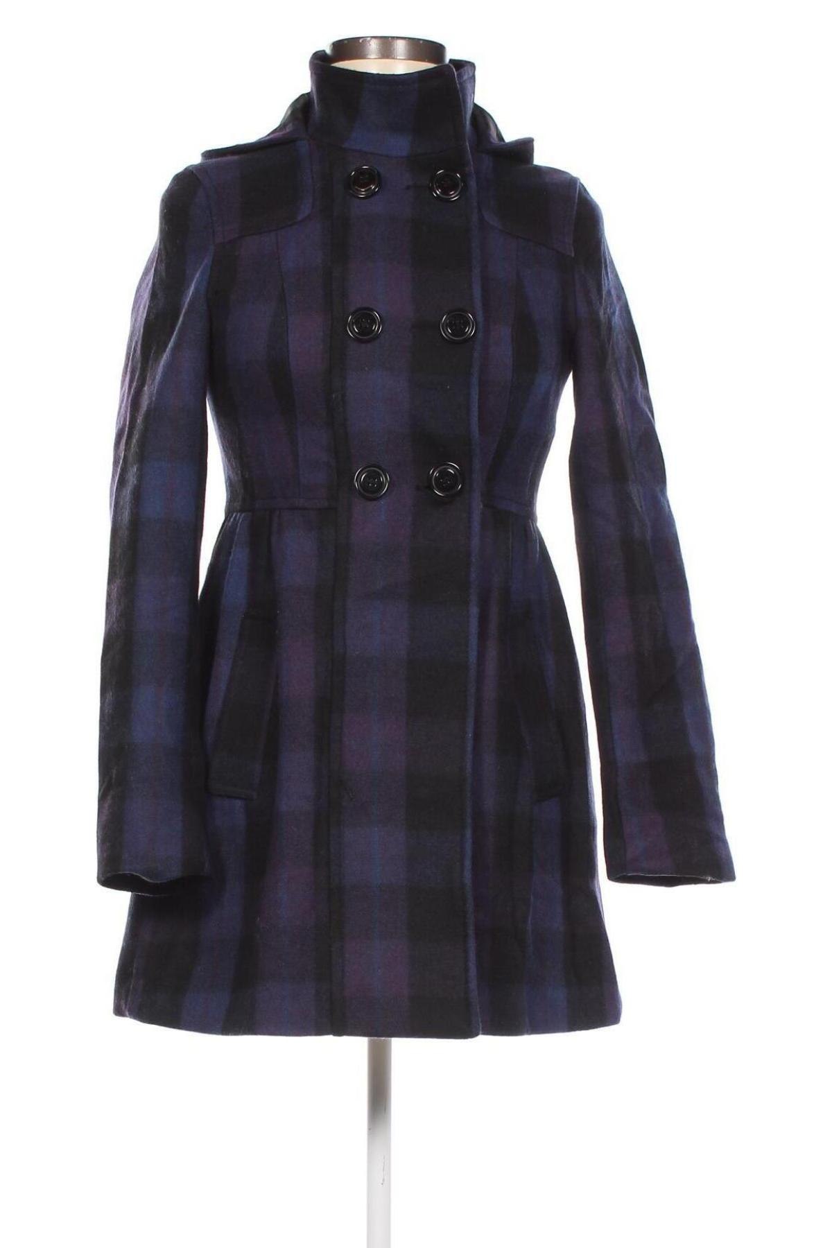 Дамско палто H&M Divided, Размер XS, Цвят Син, Цена 38,52 лв.