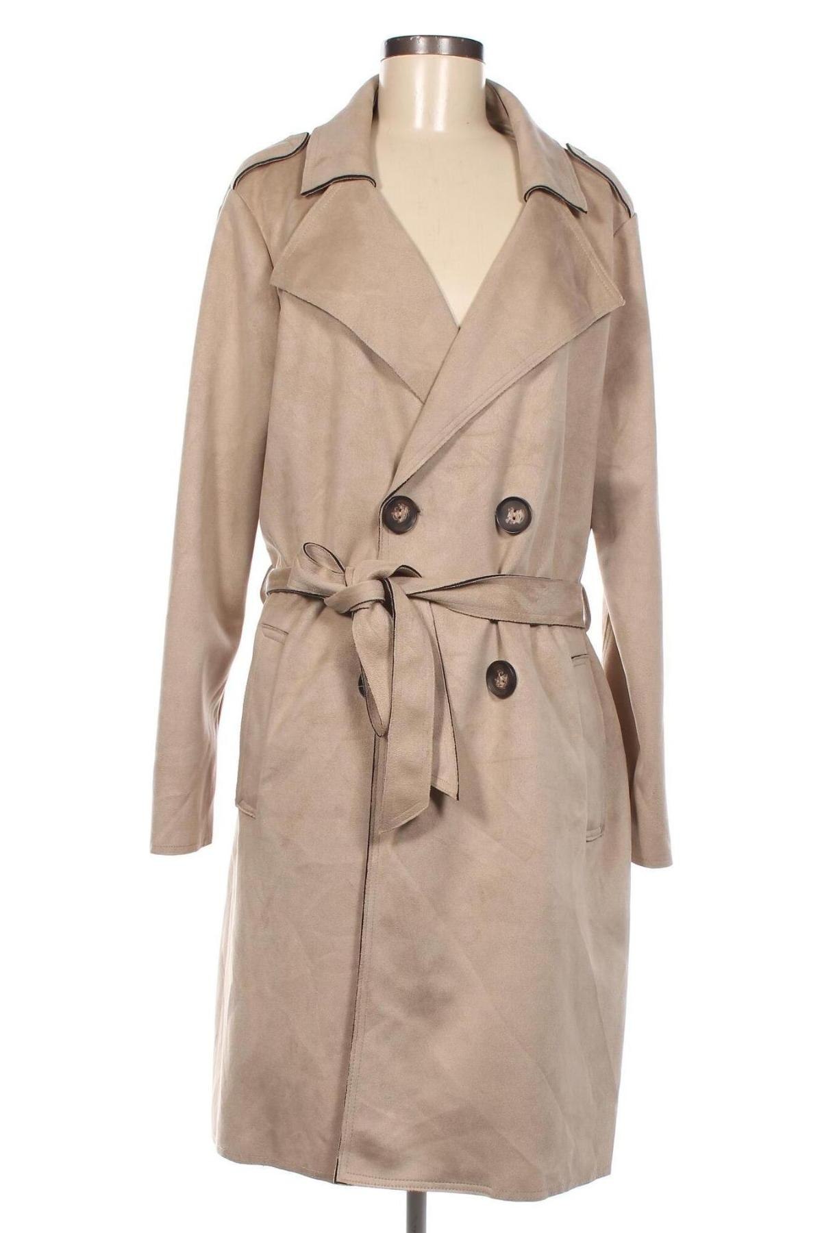 Γυναικείο παλτό Jean Pascale, Μέγεθος XL, Χρώμα  Μπέζ, Τιμή 21,84 €