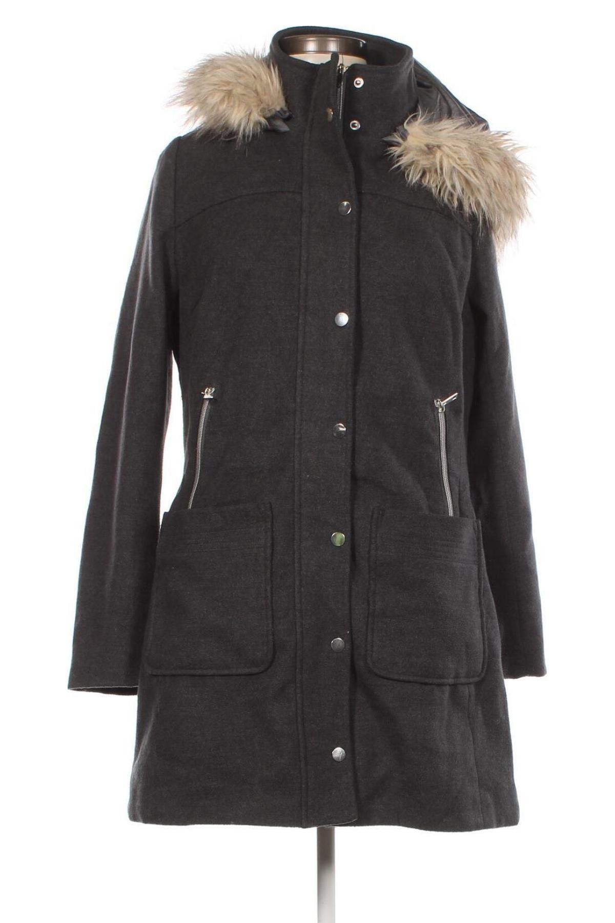 Дамско палто Jean Pascale, Размер M, Цвят Сив, Цена 35,31 лв.
