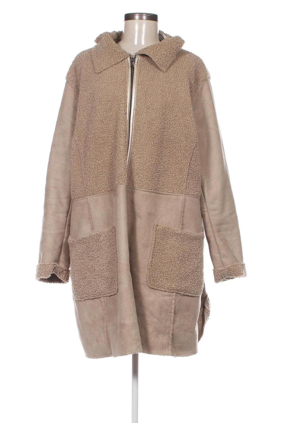 Palton de femei Laura Torelli, Mărime XL, Culoare Bej, Preț 158,39 Lei