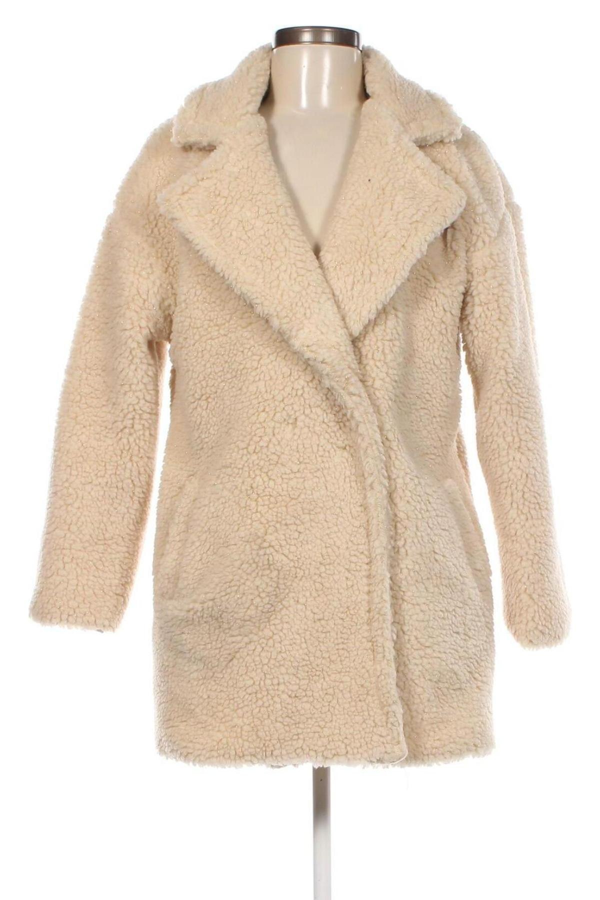 Γυναικείο παλτό Lola Liza, Μέγεθος S, Χρώμα Εκρού, Τιμή 22,68 €