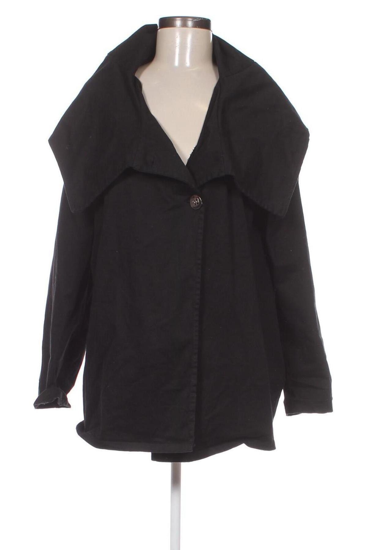 Palton de femei Made In Italy, Mărime M, Culoare Negru, Preț 54,74 Lei