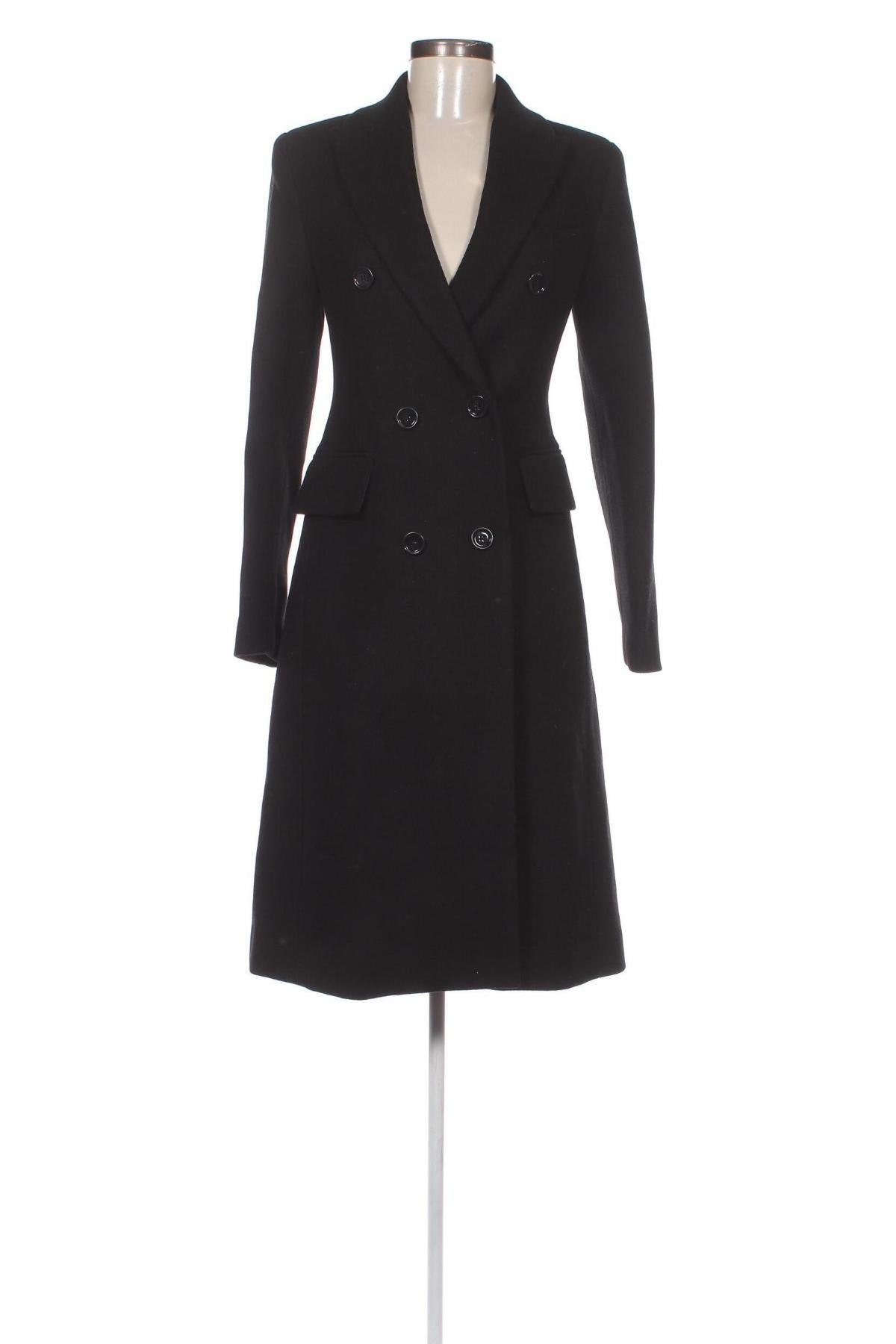 Γυναικείο παλτό Mango, Μέγεθος XS, Χρώμα Μαύρο, Τιμή 120,62 €