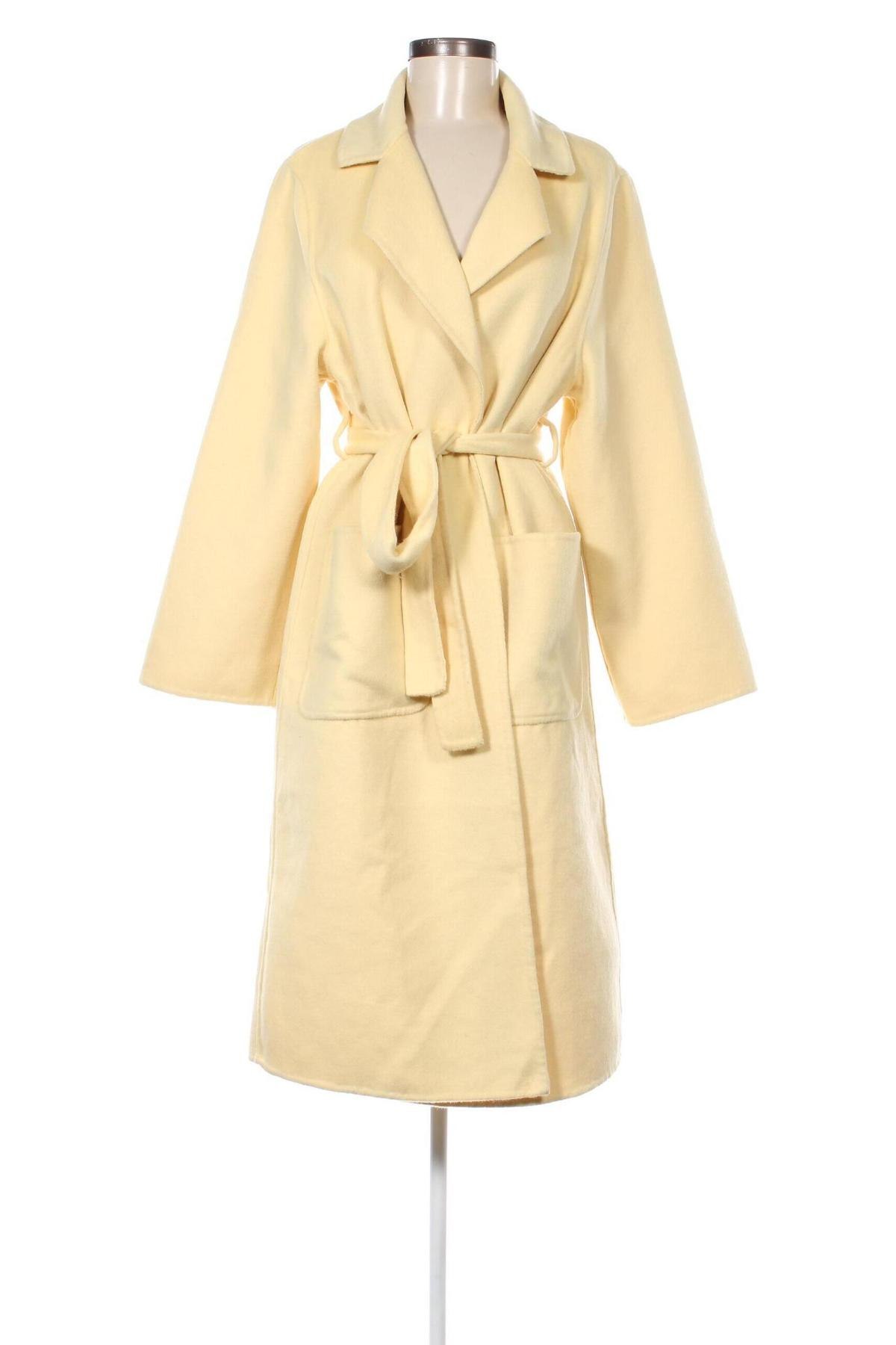 Palton de femei Mango, Mărime S, Culoare Galben, Preț 315,59 Lei
