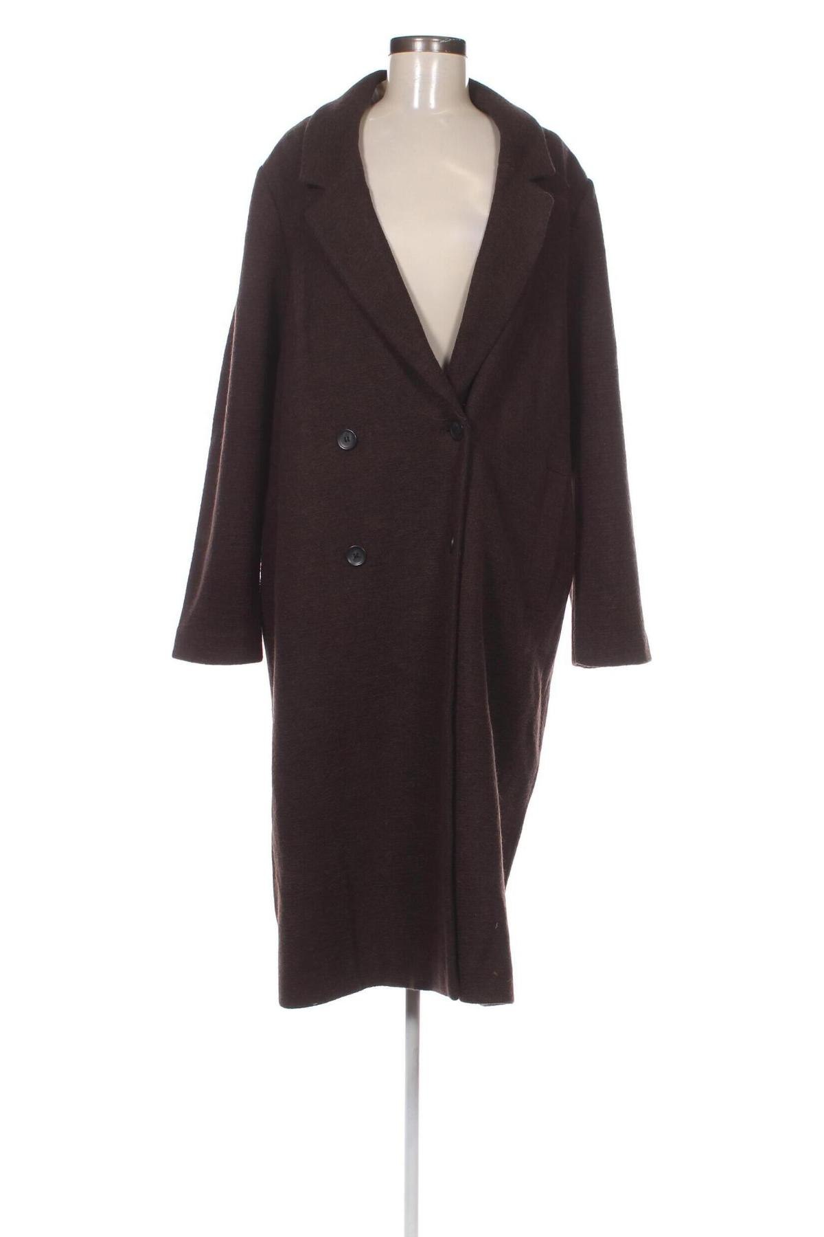 Γυναικείο παλτό Monki, Μέγεθος XL, Χρώμα Καφέ, Τιμή 31,18 €