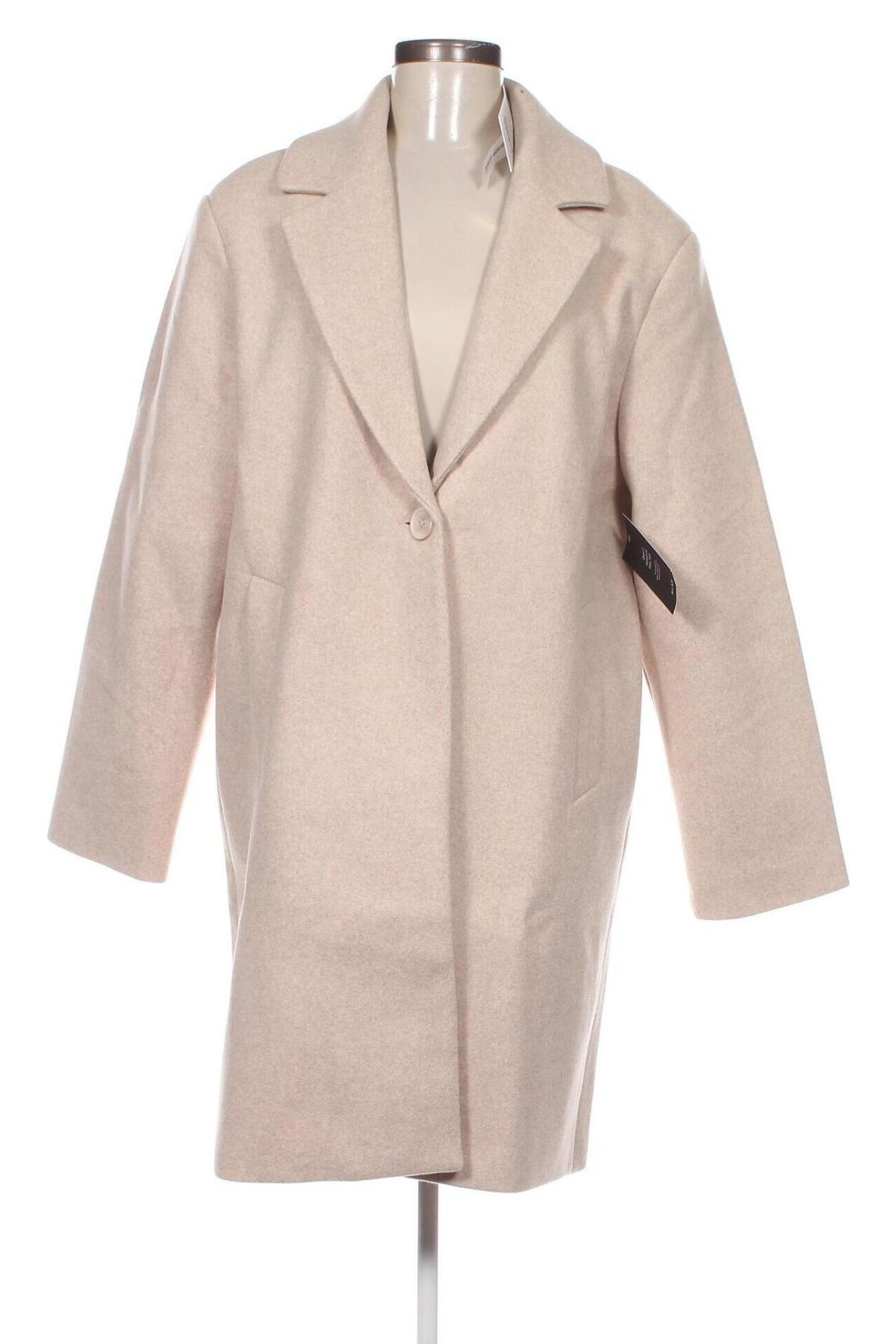 Γυναικείο παλτό NA-KD, Μέγεθος M, Χρώμα  Μπέζ, Τιμή 51,74 €