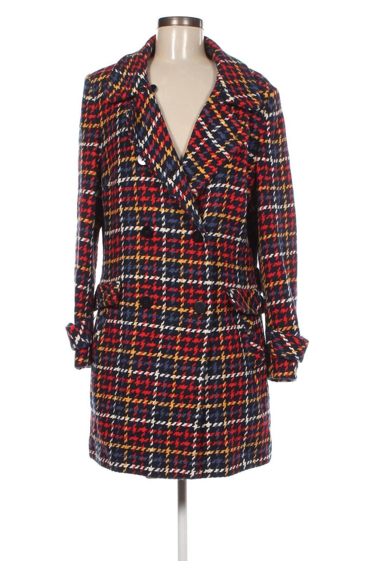 Γυναικείο παλτό Naf Naf, Μέγεθος XL, Χρώμα Πολύχρωμο, Τιμή 63,09 €