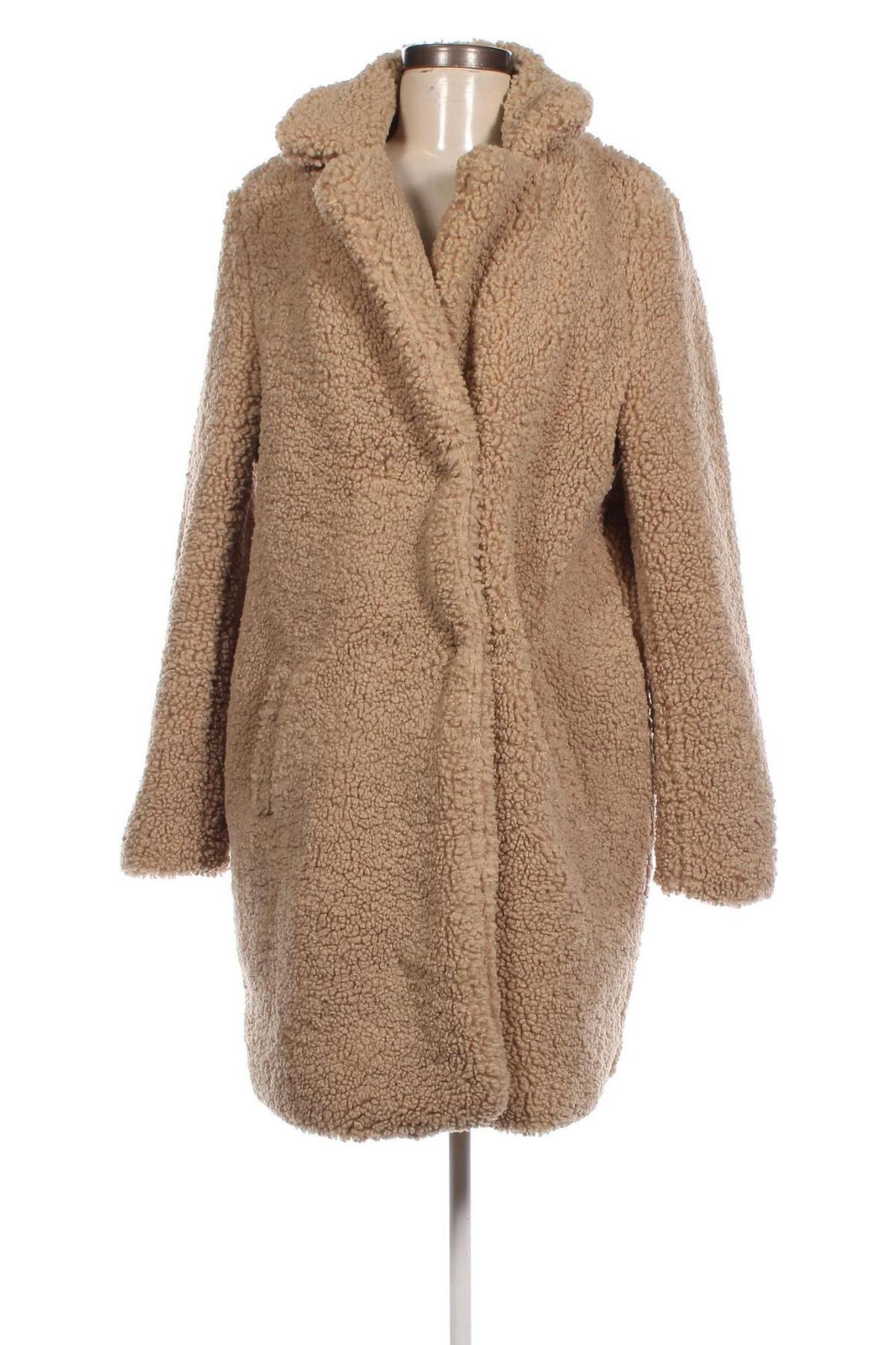 Γυναικείο παλτό Noisy May, Μέγεθος L, Χρώμα  Μπέζ, Τιμή 35,74 €