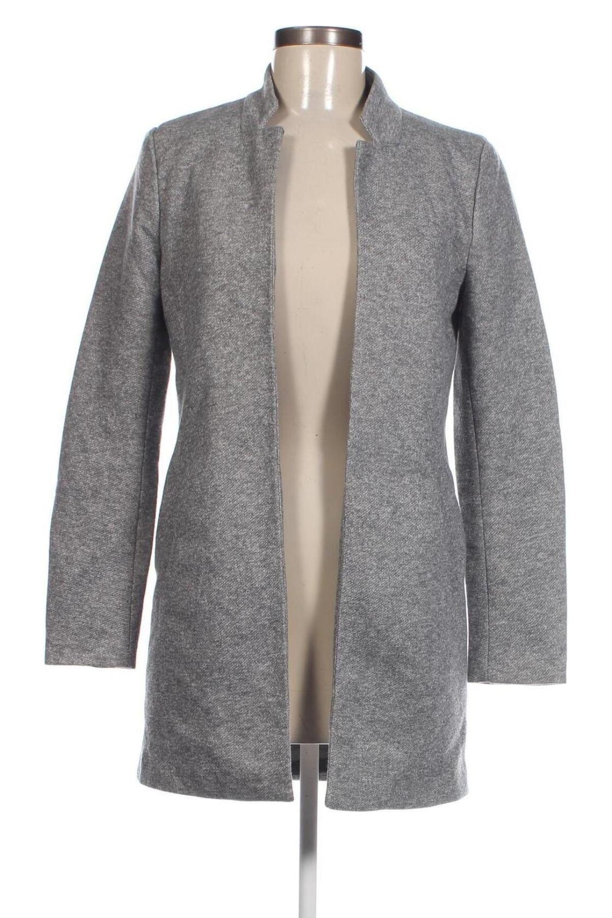 Дамско палто ONLY, Размер XS, Цвят Сив, Цена 48,00 лв.