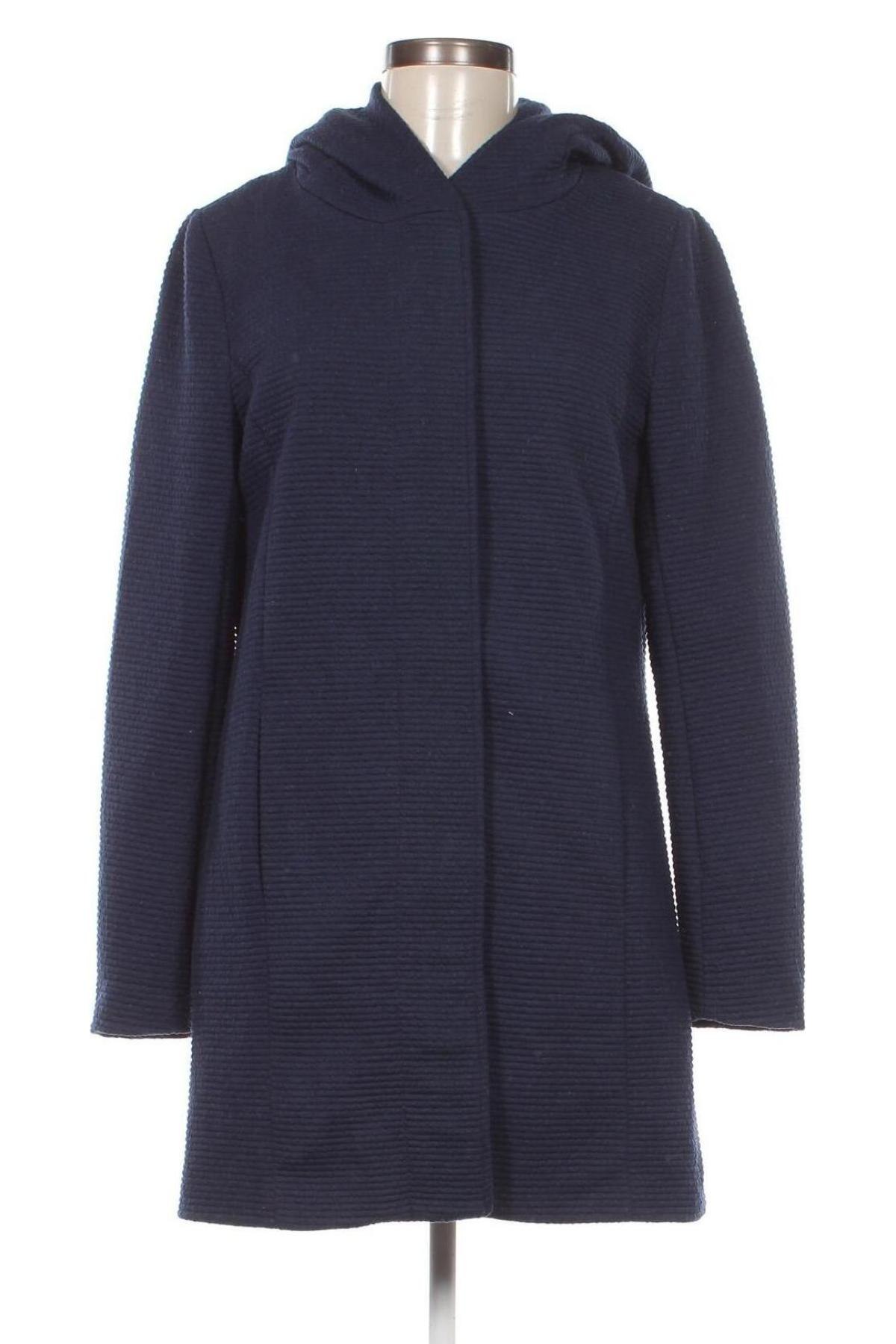 Γυναικείο παλτό ONLY, Μέγεθος M, Χρώμα Μπλέ, Τιμή 17,01 €