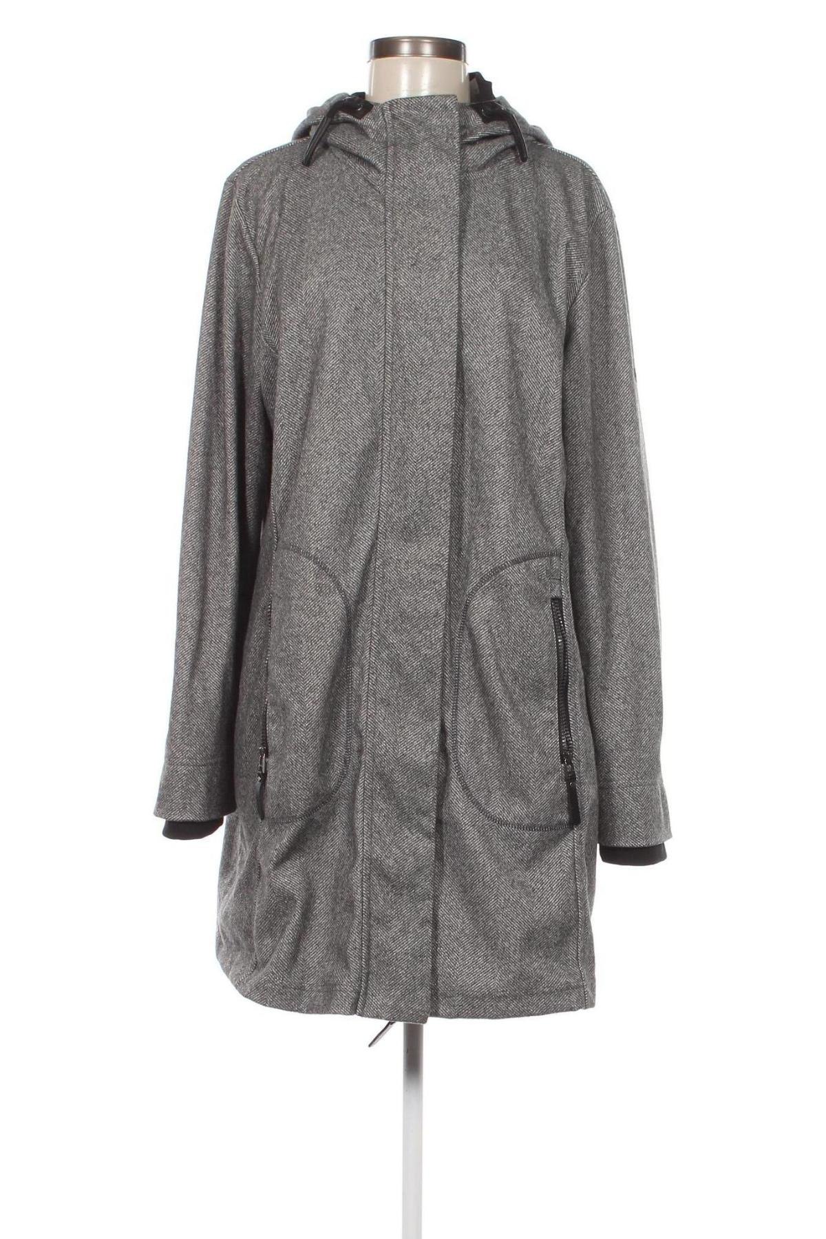 Дамско палто Polarino, Размер XL, Цвят Сив, Цена 35,70 лв.