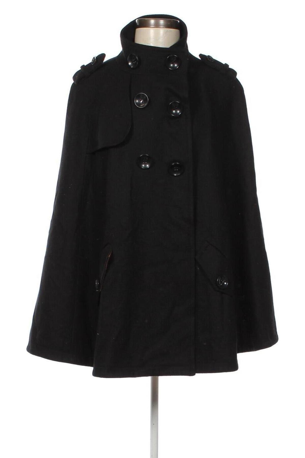 Palton de femei Promod, Mărime M, Culoare Negru, Preț 124,34 Lei