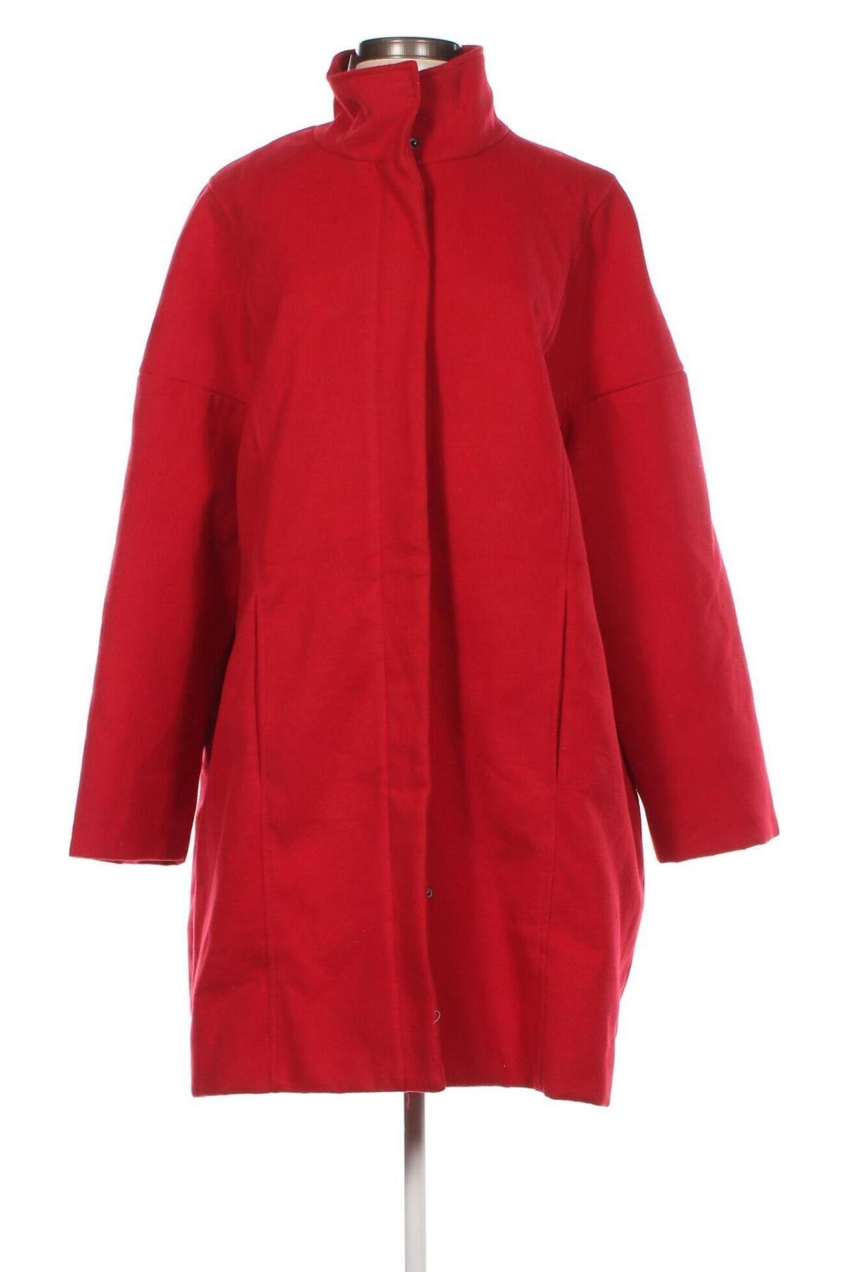 Γυναικείο παλτό R essentiel by La Redoute, Μέγεθος XXL, Χρώμα Κόκκινο, Τιμή 18,71 €