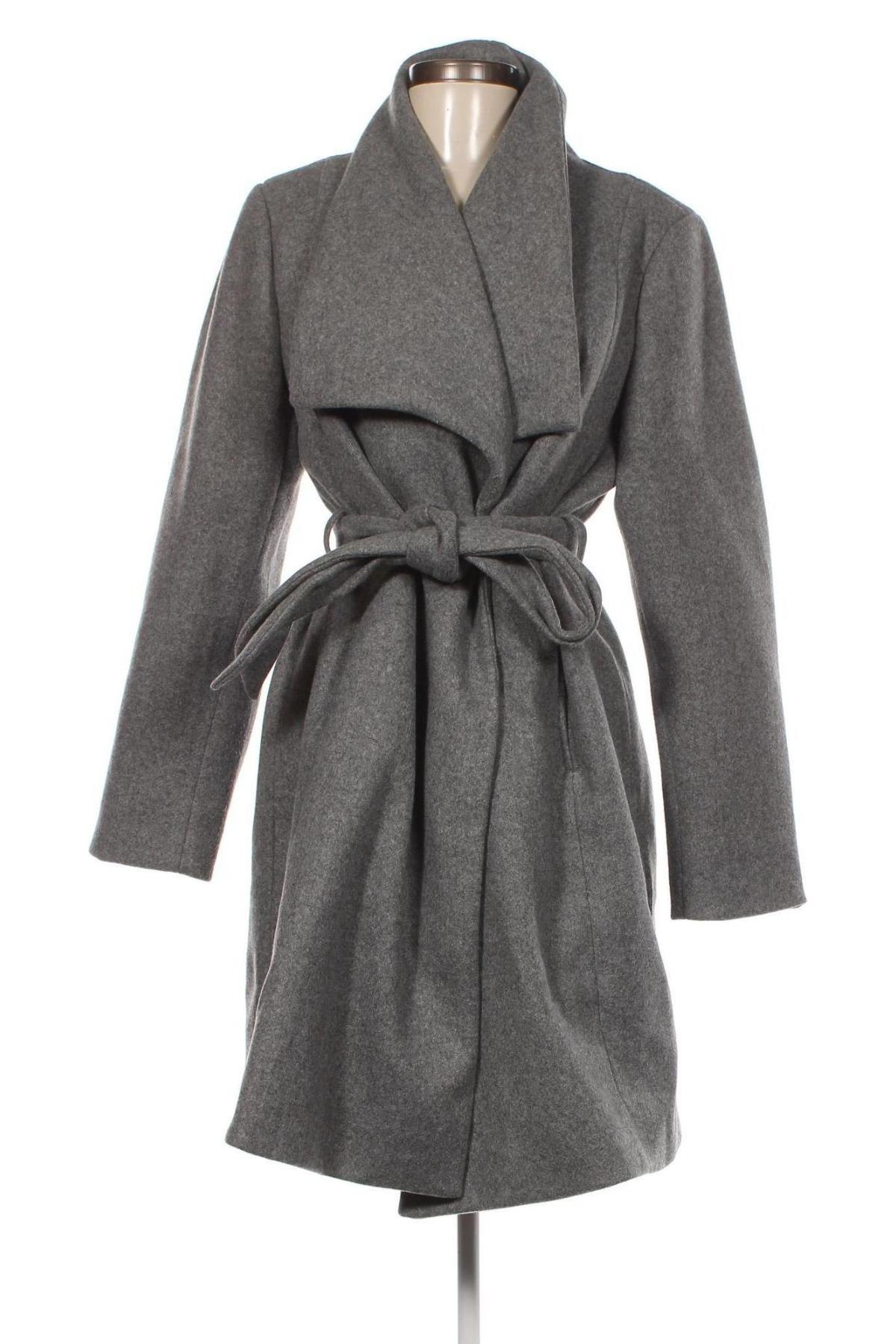 Дамско палто Reserved, Размер XL, Цвят Сив, Цена 37,45 лв.
