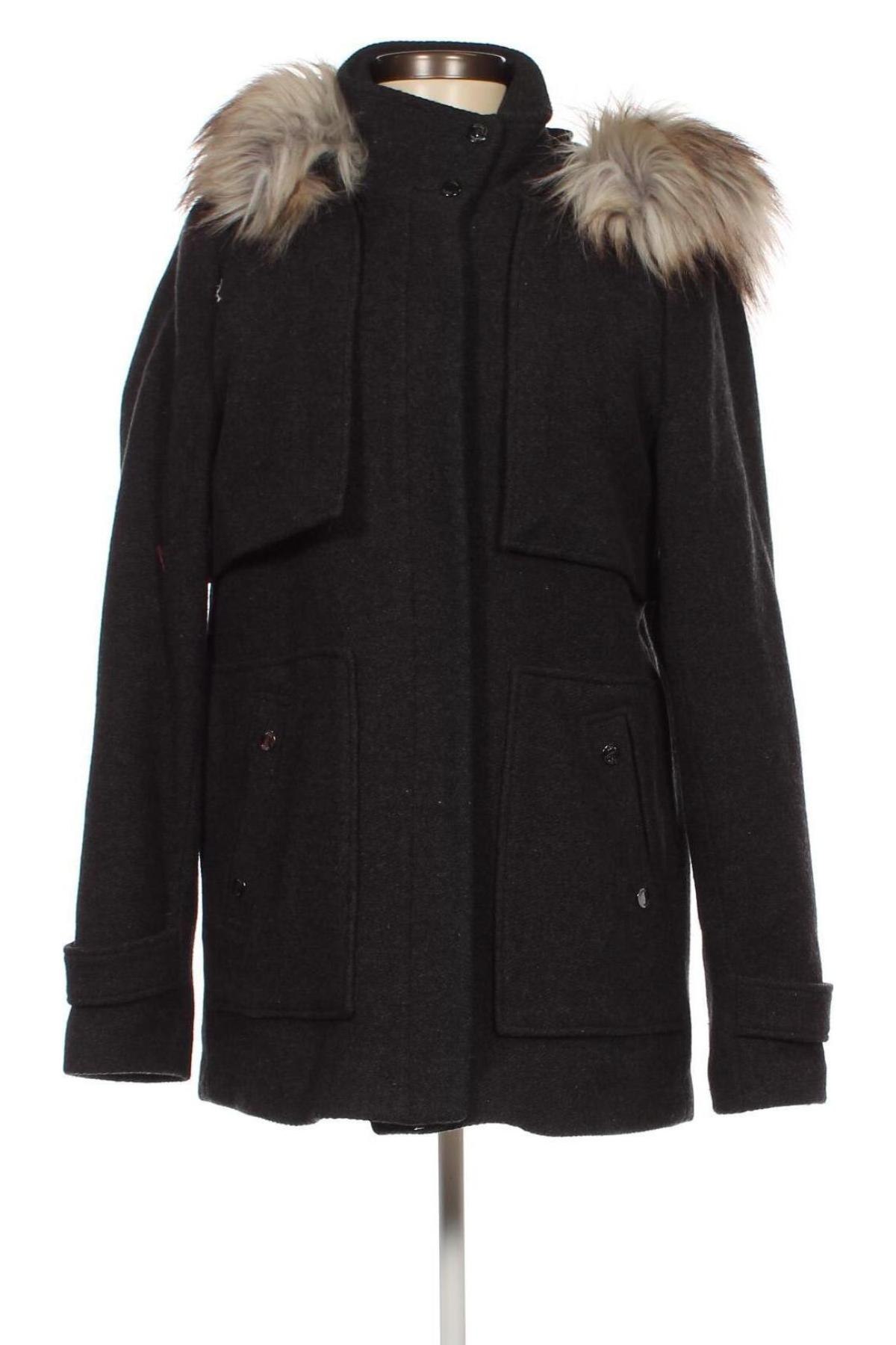 Дамско палто S.Oliver, Размер M, Цвят Сив, Цена 43,20 лв.