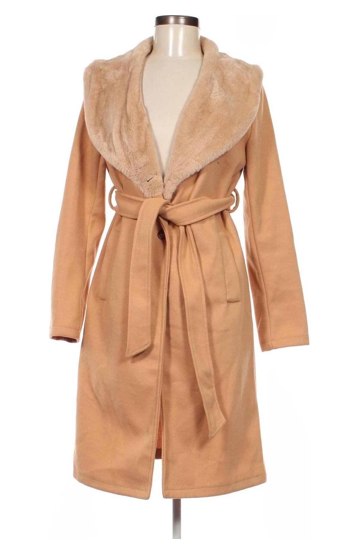 Palton de femei SHEIN, Mărime S, Culoare Maro, Preț 165,43 Lei
