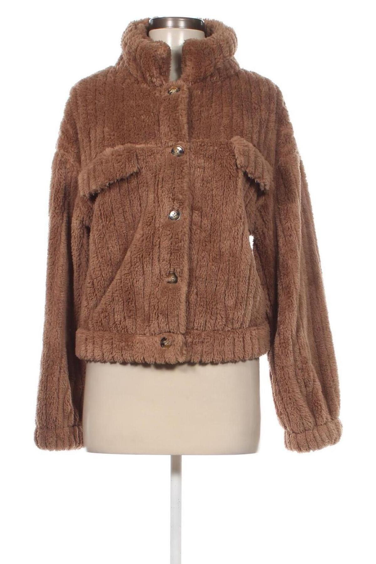Γυναικείο παλτό SHEIN, Μέγεθος M, Χρώμα Καφέ, Τιμή 19,80 €