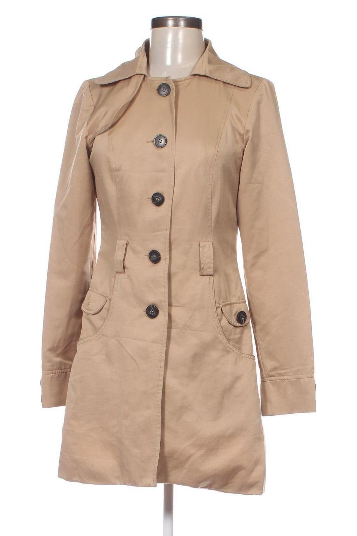 Дамско палто Vero Moda, Размер S, Цвят Бежов, Цена 48,00 лв.