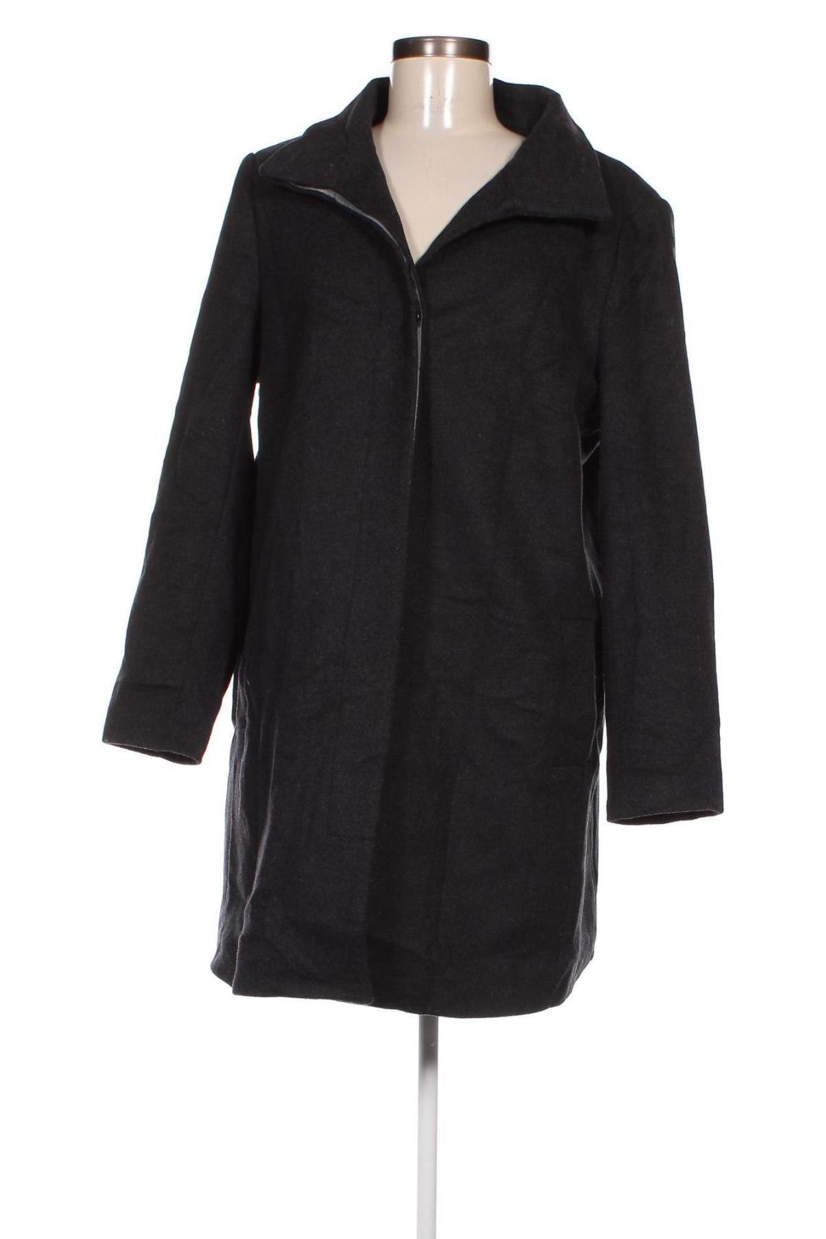 Дамско палто Violeta by Mango, Размер L, Цвят Черен, Цена 41,20 лв.
