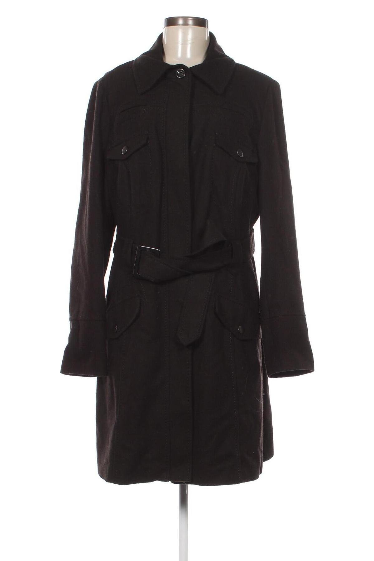 Дамско палто Yessica, Размер M, Цвят Черен, Цена 63,13 лв.