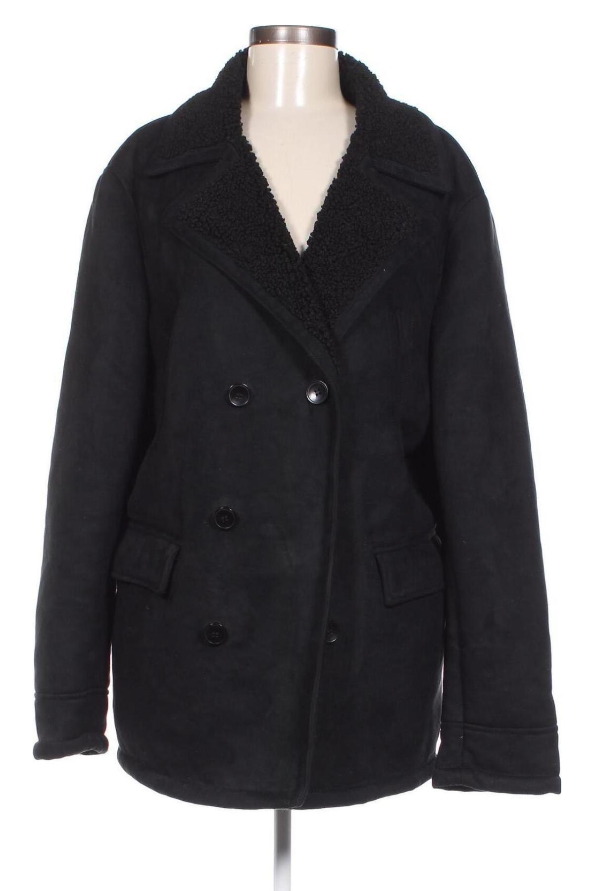 Palton de femei Zara, Mărime XL, Culoare Negru, Preț 111,84 Lei