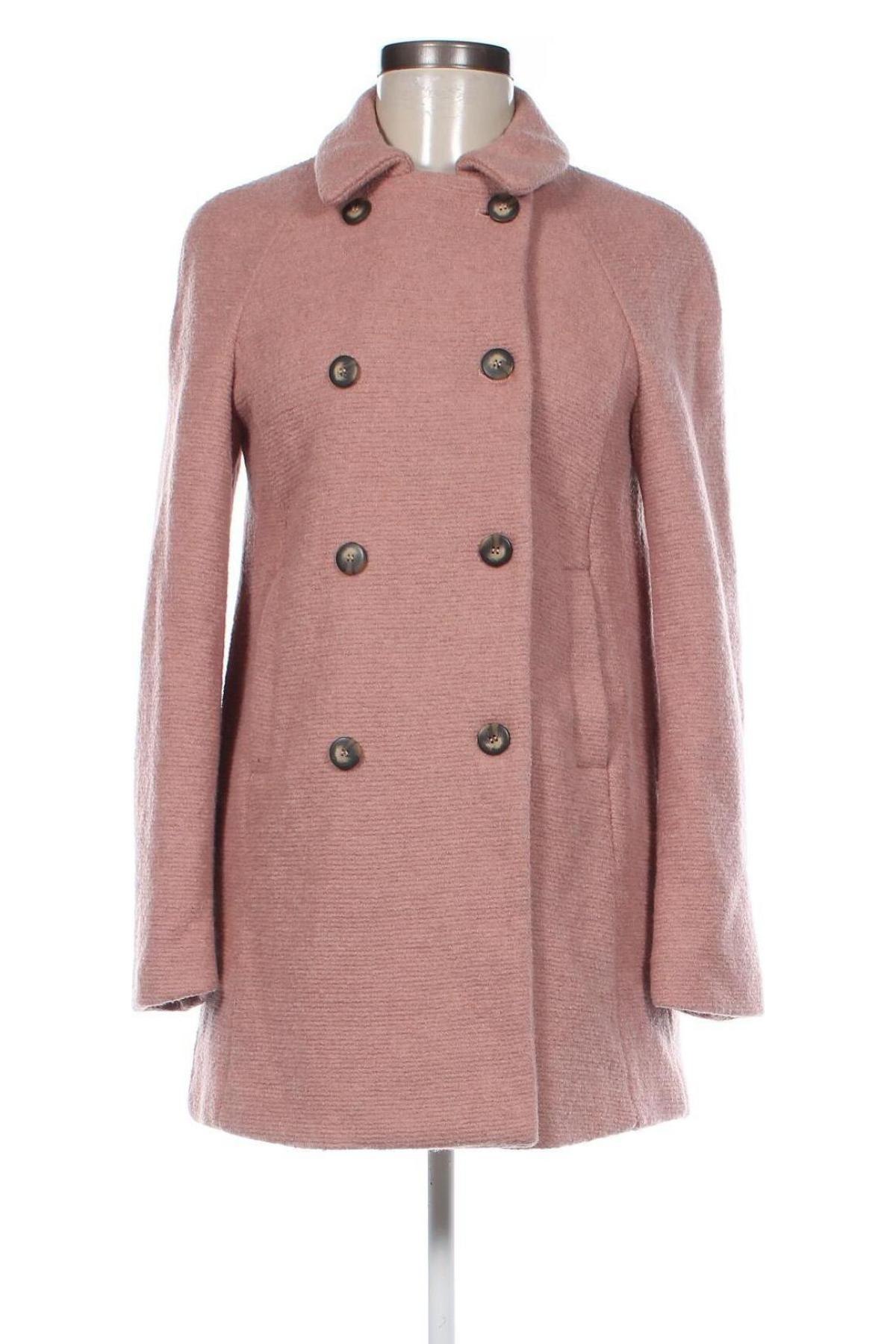 Dámský kabát  Zara, Velikost M, Barva Růžová, Cena  517,00 Kč