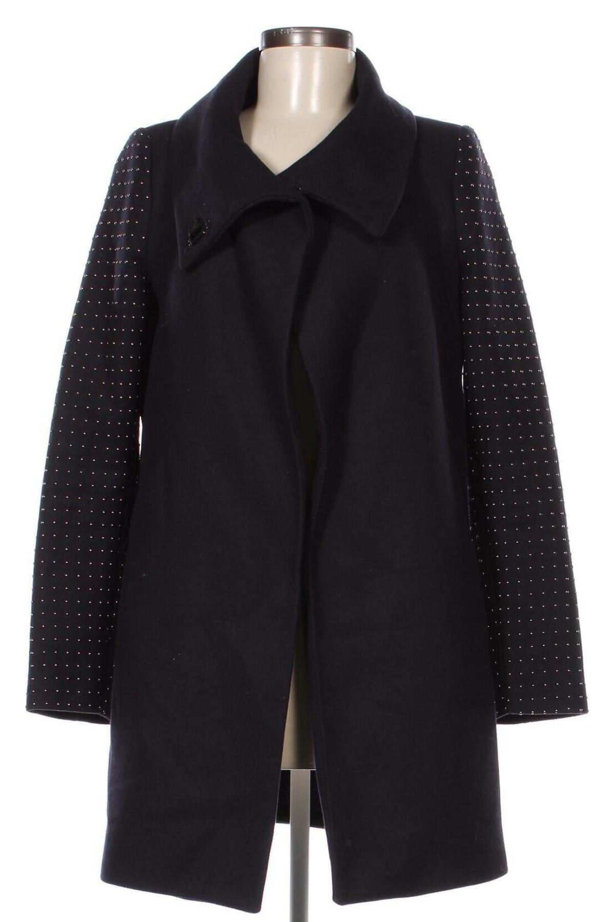 Dámský kabát  Zara, Velikost S, Barva Modrá, Cena  434,00 Kč