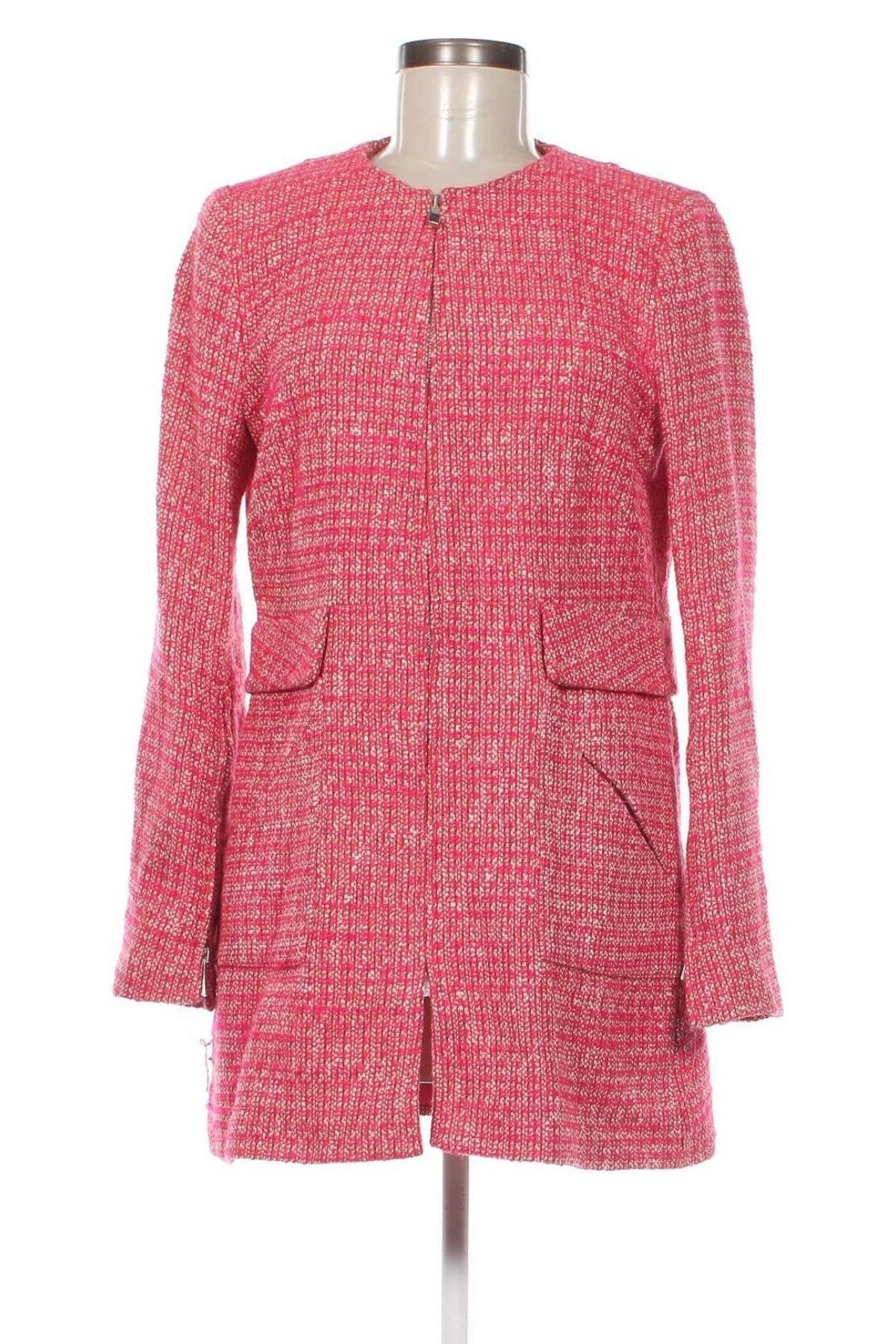 Palton de femei Zara, Mărime L, Culoare Roz, Preț 125,26 Lei