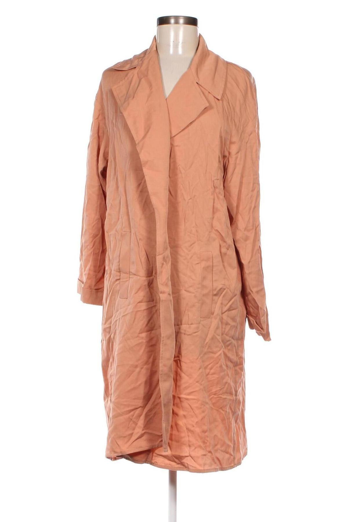 Damenmantel Zara, Größe L, Farbe Orange, Preis 12,63 €