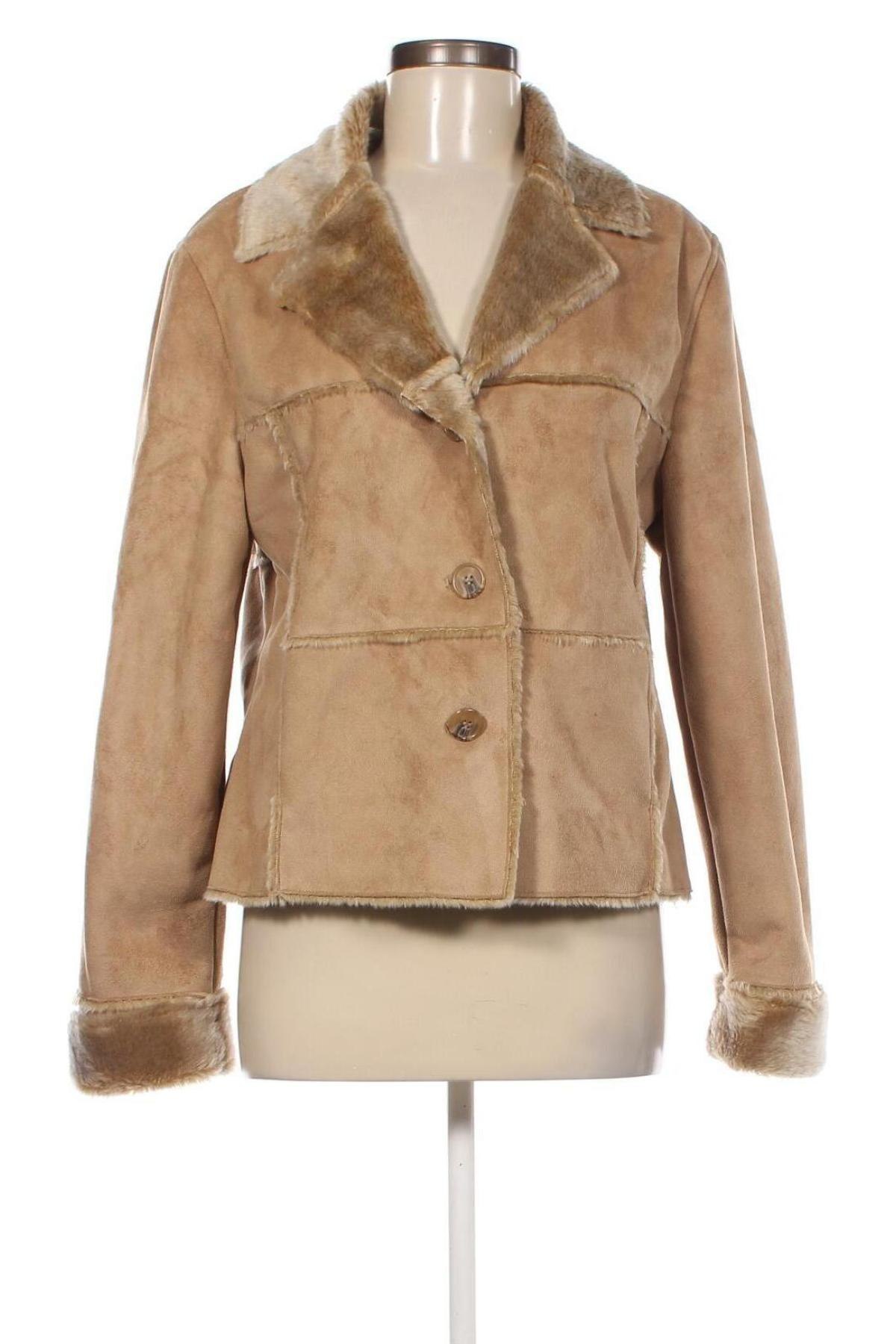 Γυναικείο παλτό Zero, Μέγεθος L, Χρώμα  Μπέζ, Τιμή 17,04 €